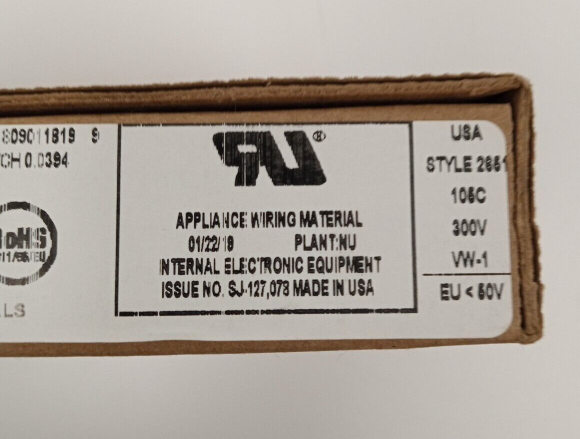 3M 3625/06 Flat Ribbon Wire 6 Conductor 28 AWG Unshielded Gray 300V UL Compliant