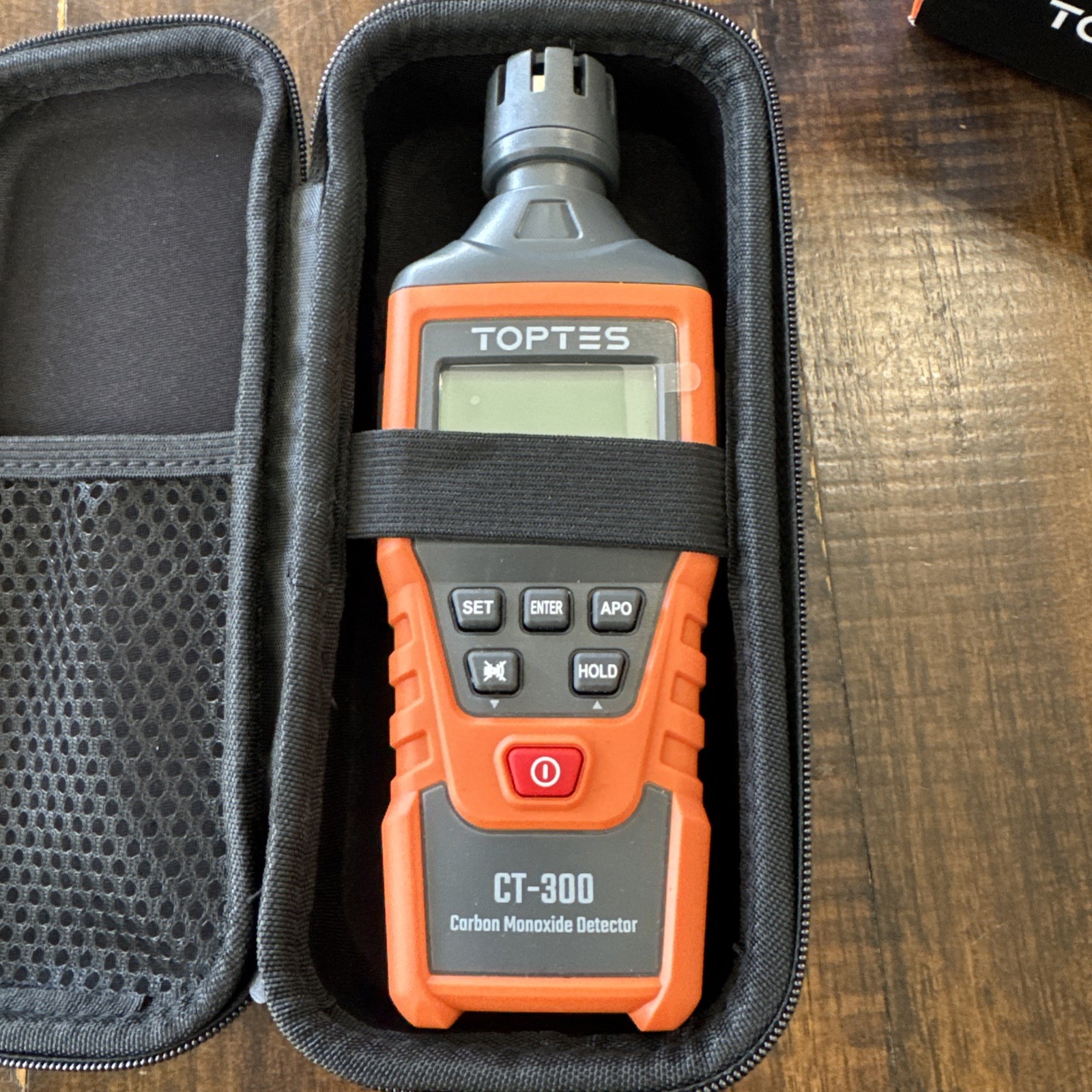 TOPTES CT-300 Carbon Monoxide Detector Handheld Gas Monitor H12D-L030255 Tested