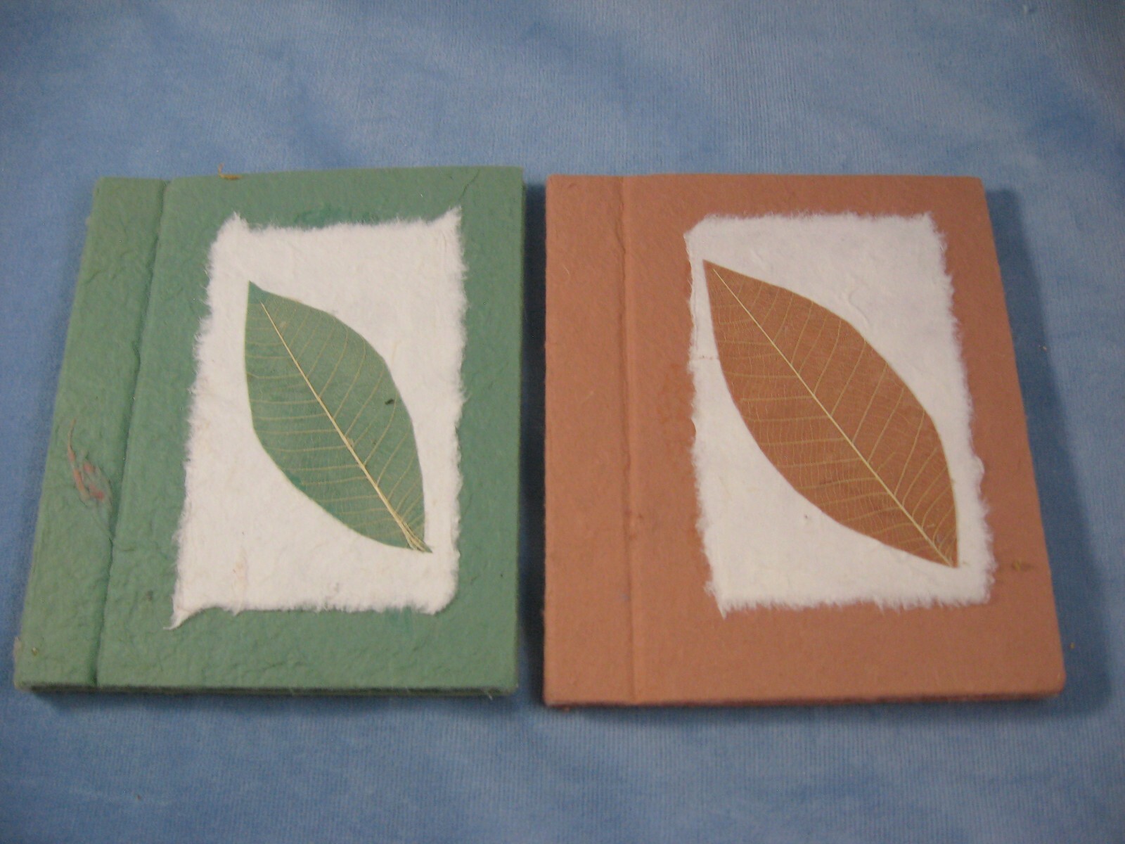 5 Handmade Natural Paper Blank Book-Journal-Diary-Notepad-Dream Book-Memo NOS