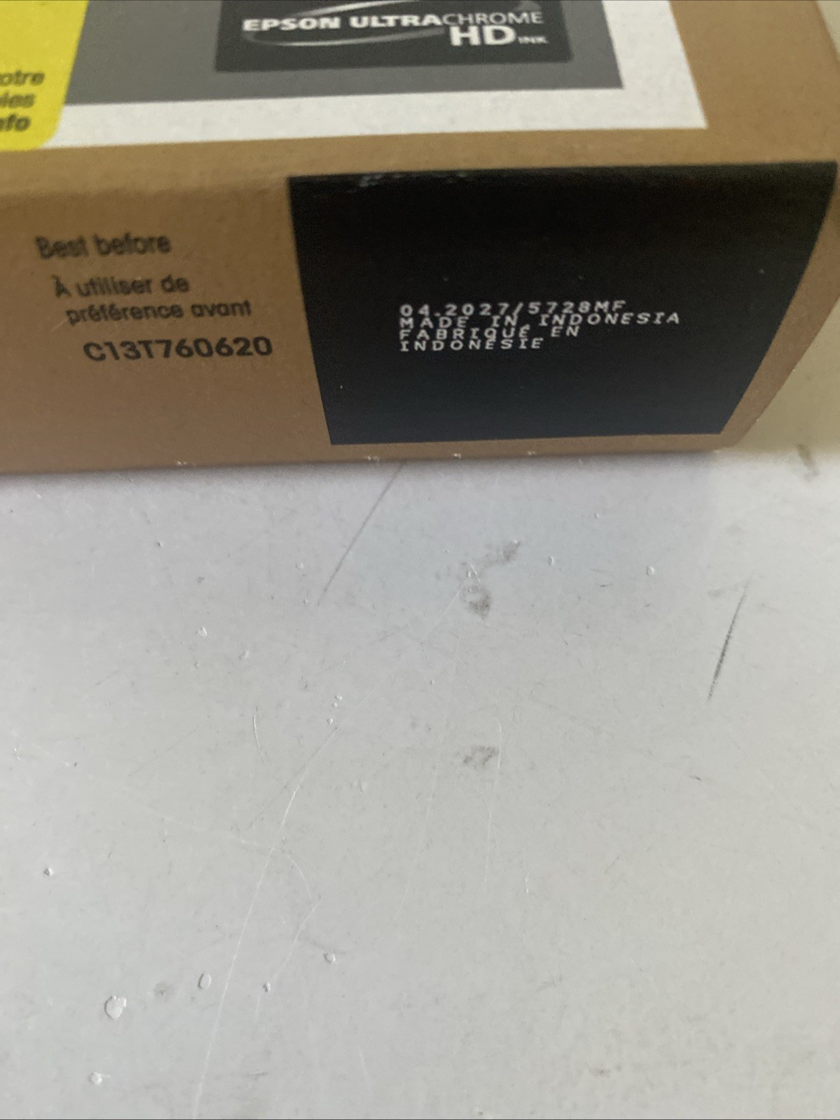 Epson T760620 (760) UltraChrome HD Ink Vivid Light Magenta New expire 04/2027