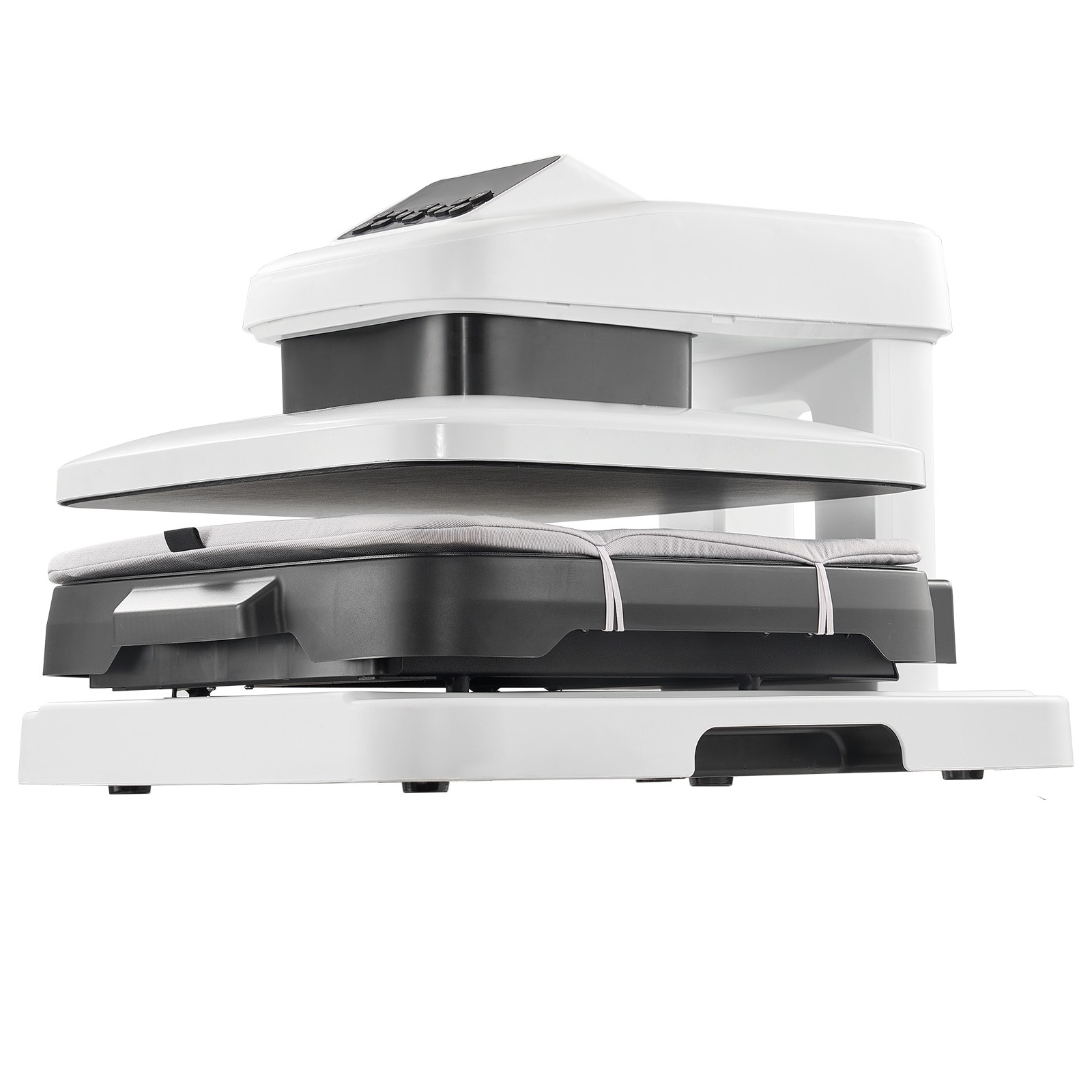 VEVOR Auto Heat Press Machine T-Shirt Press Machine 15 x 15 in Heat Plate White