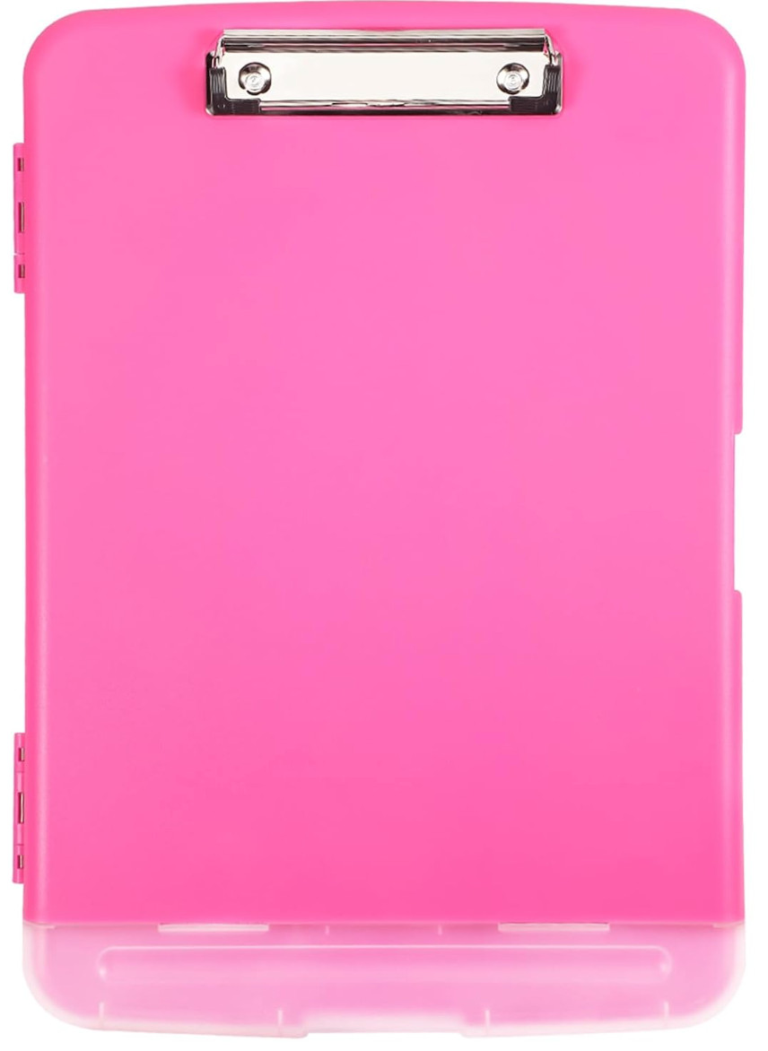 Heavy Duty Clipboard With Storage 8.5 x 11 Large Capacity Clip Boards Case