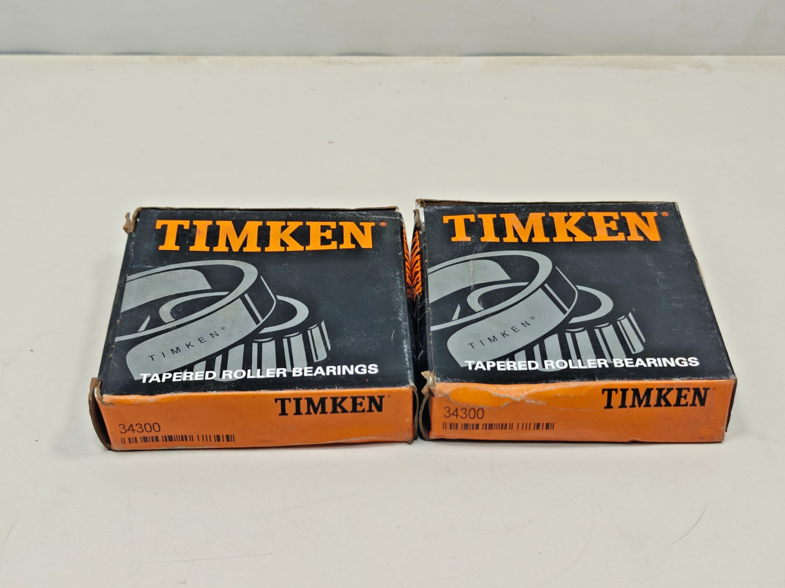 (2PCs) 34300 Timken New Tapered Roller Bearing Cone Timken 34300-20024 USA