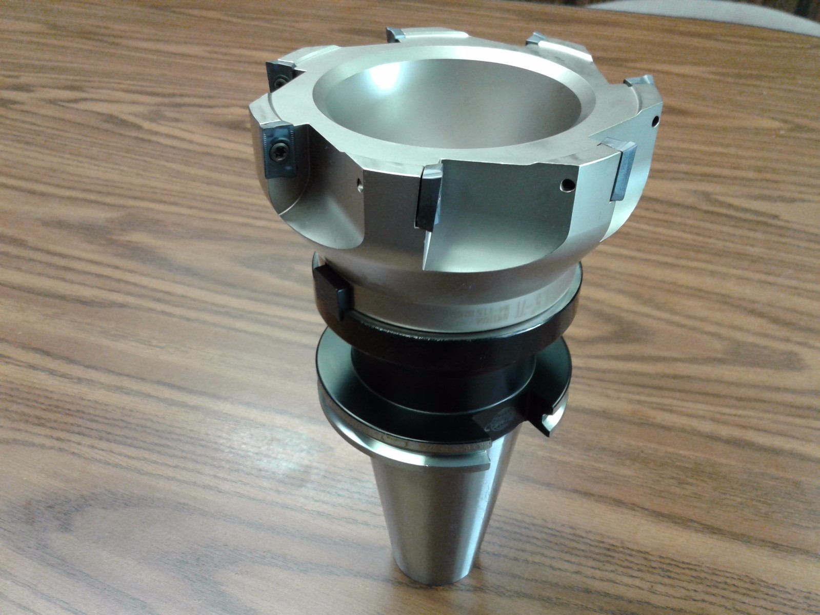 5″ 90 degree indexable face shell mill,face milling cutter APKT w. CAT50 arbor