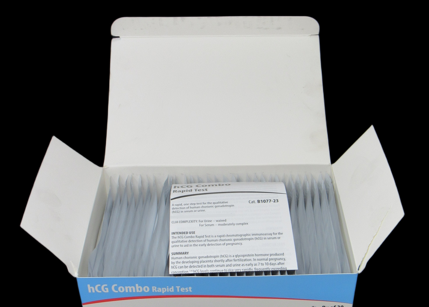 NEW 30-PACK Cardinal hCG Rapid Pregnancy Test Combo Urine Serum Cassette EXP ’26