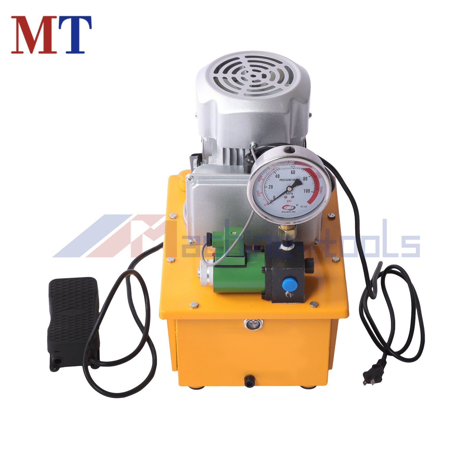Electric Pump with Solenoid Valve 10000 PSI Single Acting 8L