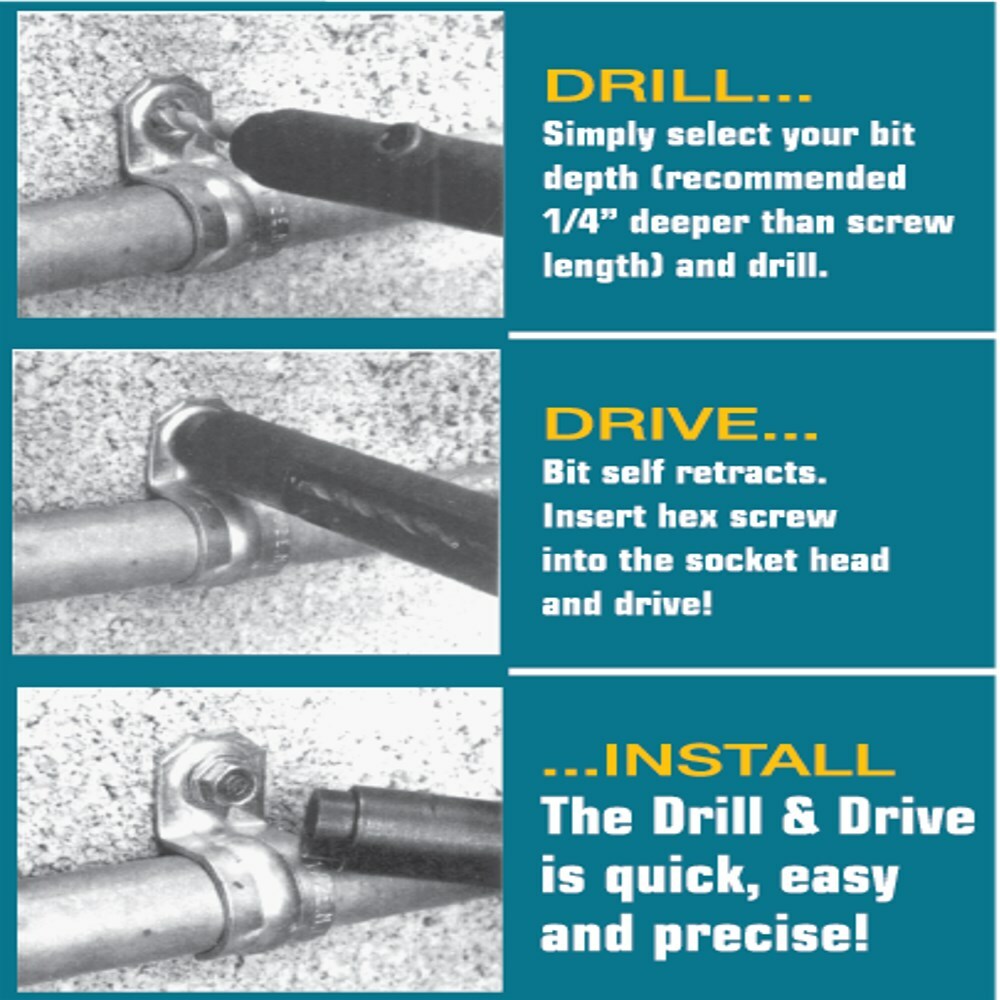Drill & Drive All-In-One Anchoring System DD1 DD DD-1 , SOLD EACH