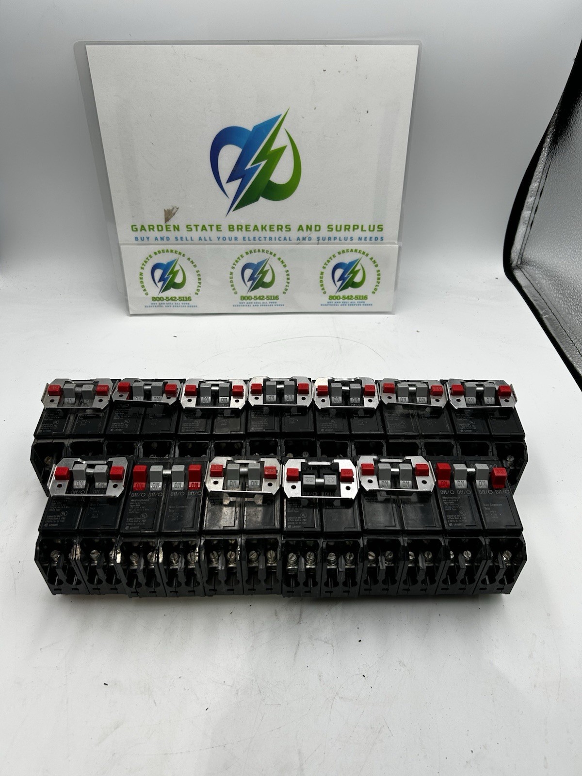 Bryant BQ220-230 20A 30A Old style 2x 2 Pole Quadplex Breaker Red / Green Flaw