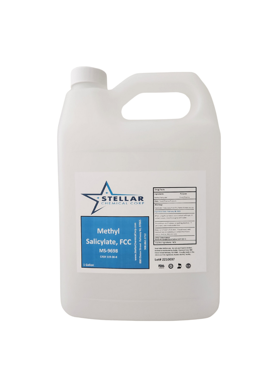 Methyl Salicylate, USP Food Grade (Wintergreen Oil) 1 Gallon