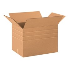 20 x 14 x 14″ Multi-Depth Corrugated Carton Boxes-Pack of 15