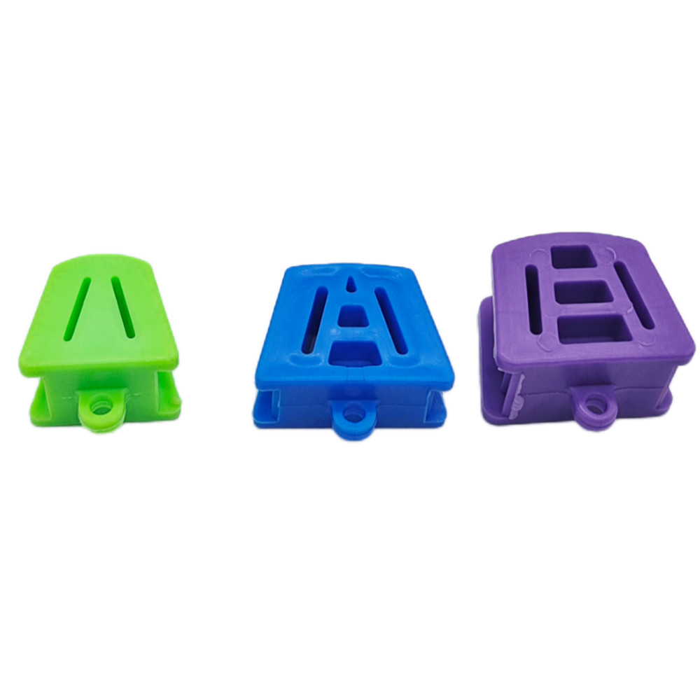 10Pc Dental Bite Block Retractor Opener Silicone Mouth Props Cushion Adult/Child