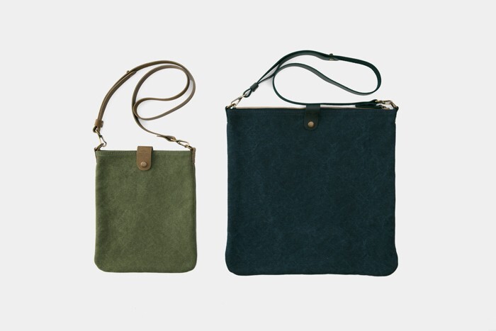 TRAVELER’S FACTORY Canvas Shoulder Bag M Olive W36.5xH35.0cm,W14.3xH13.7in