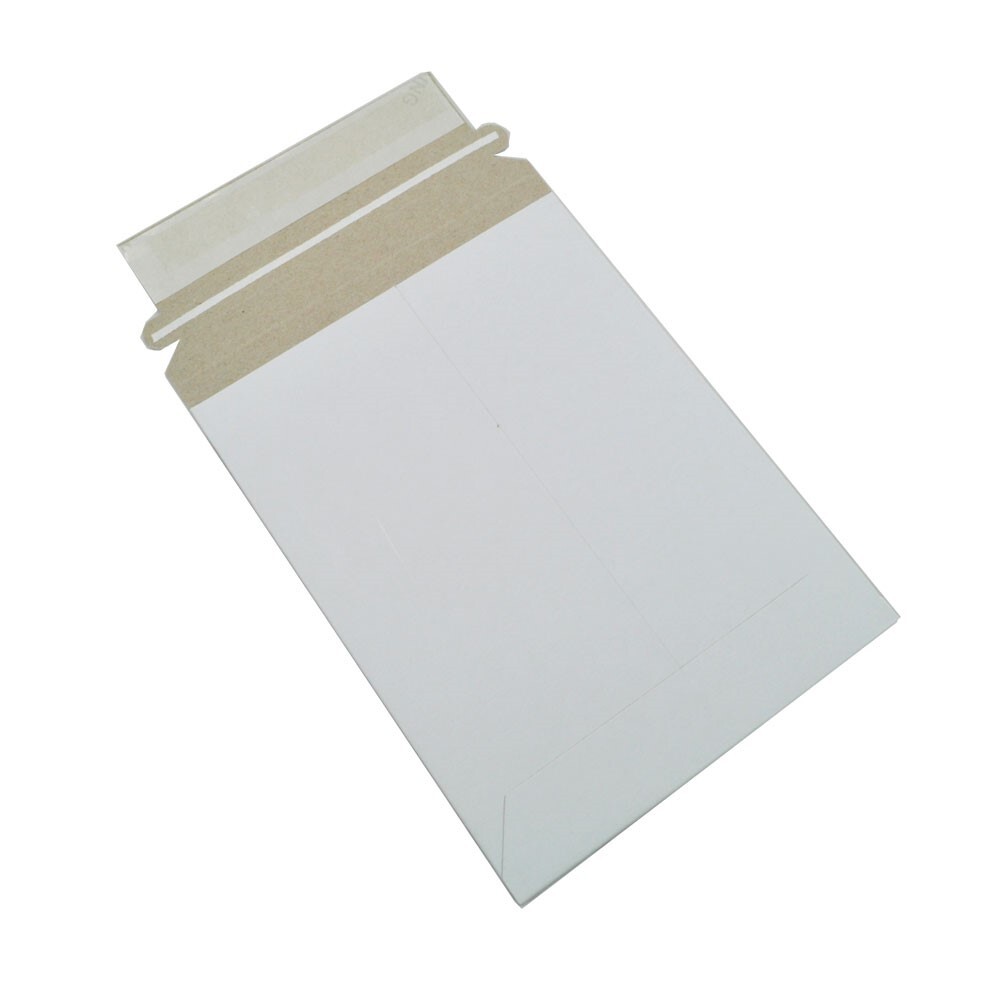 400 – 6 x 8 White Stay Flat Rigid Photo Document Cardboard Mailer Envelope 6″x8″