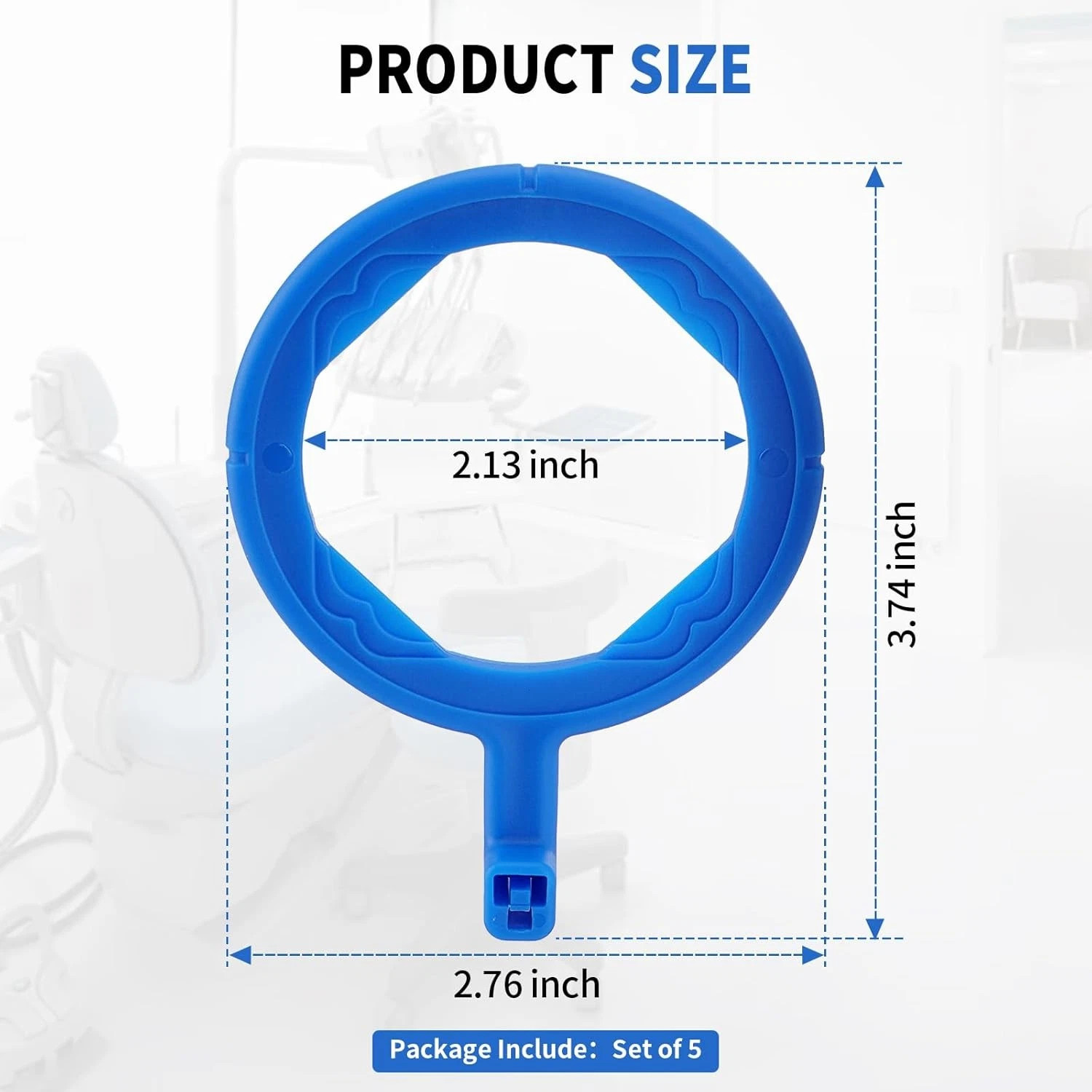 5 Set Dental Sensor Holder Dental XRay Positioning Aiming Ring Bitewing/Anterior