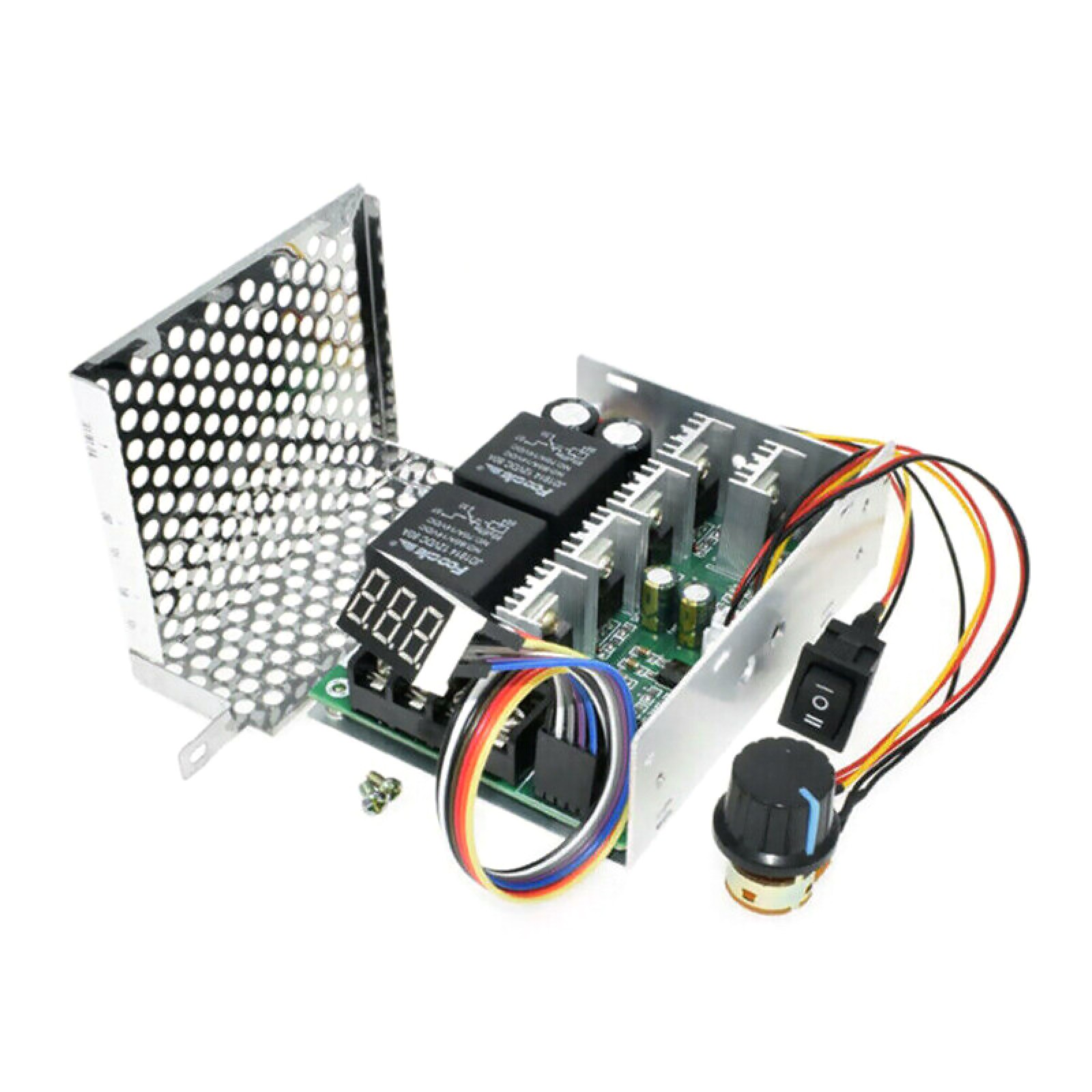 DC 10-55V 12V 24V 48V 60A PWM DC Motor Speed Controller CW CCW Reversible Switch