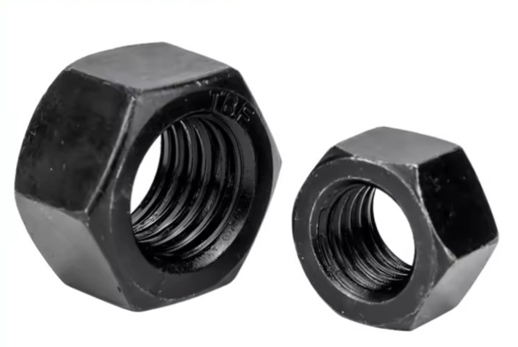 M3-0.50 Hex Nuts Black Carbon Steel Metric | 100 PCS
