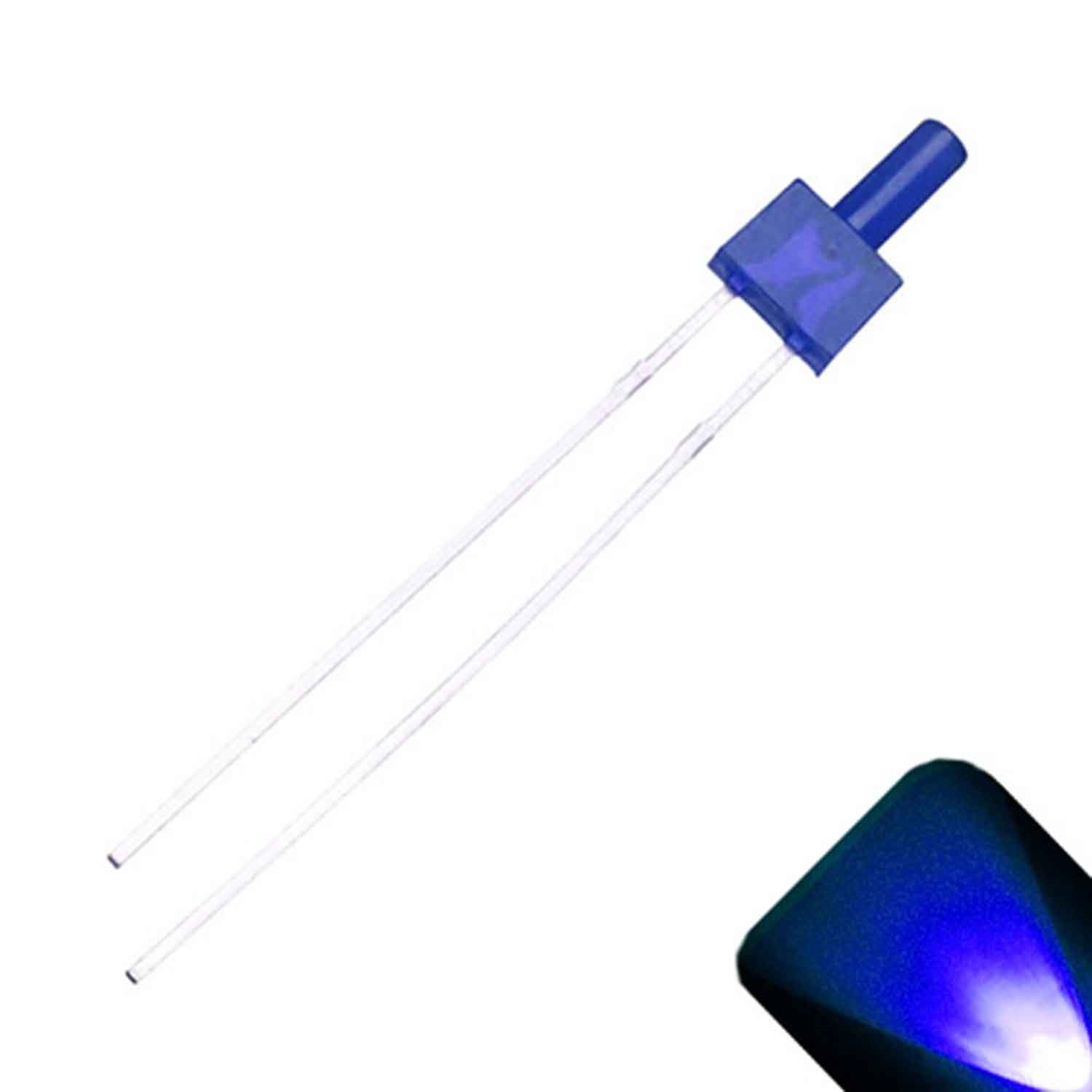 50 x 2mm Tower Blue Diffused LED Super Bright Lighthouse LEDs Model Building HO