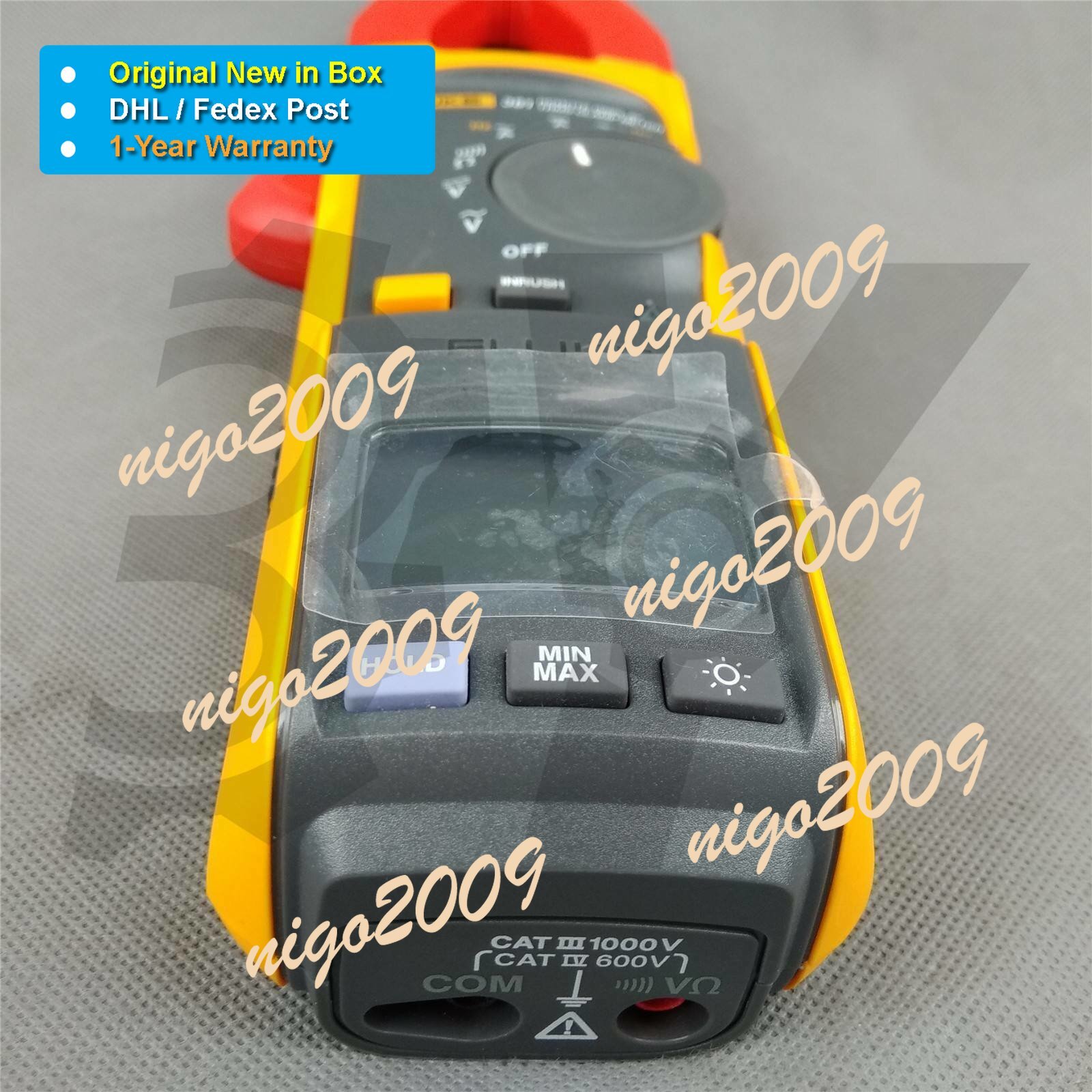 Original New in Box FLUKE 381 Remote Display AC/DC True RMS Clamp Meter DHL Fedx