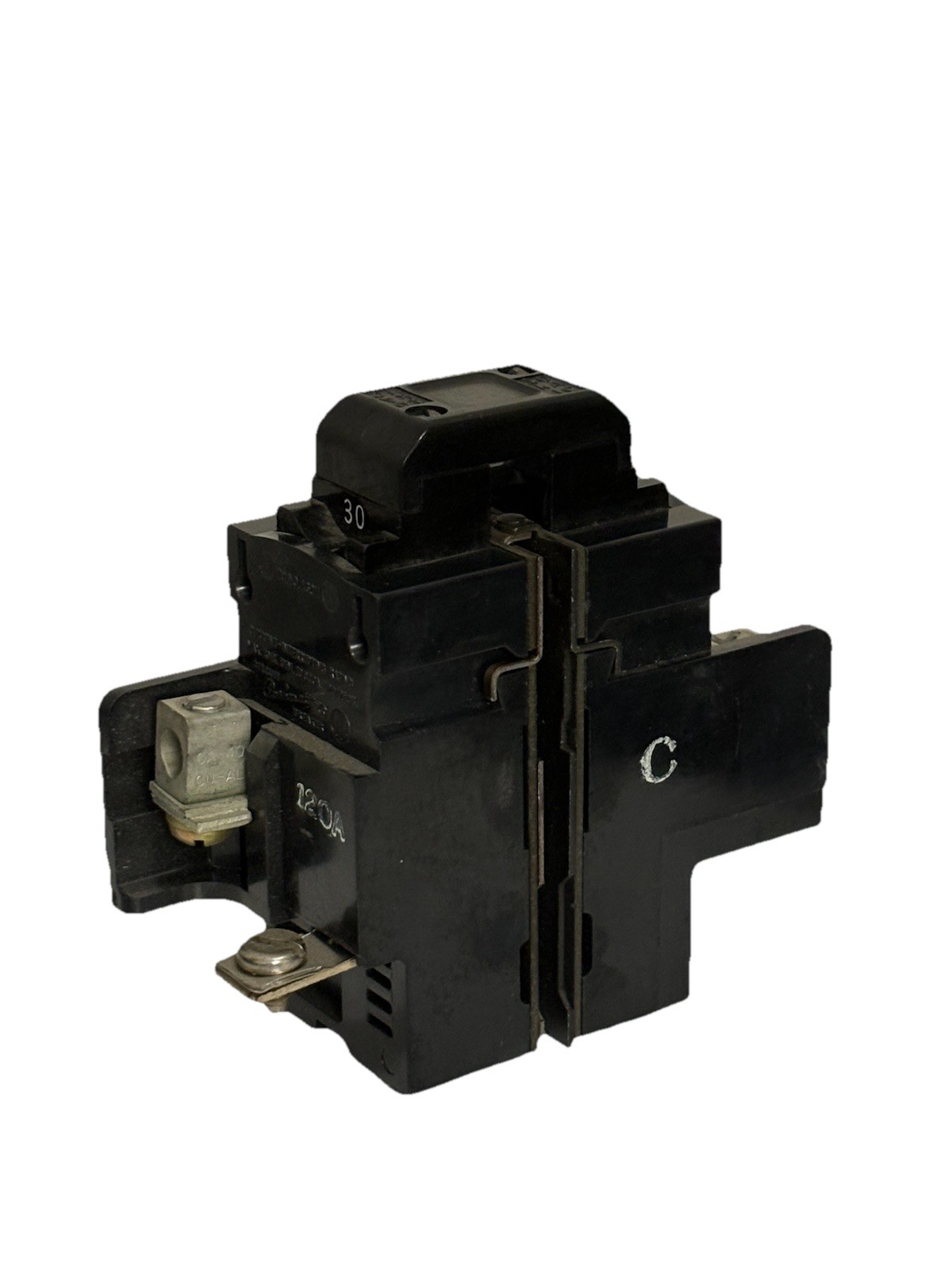 Pushmatic ITE Bulldog P230 Double 2 Pole 30 Amp Circuit Breaker With Tabs