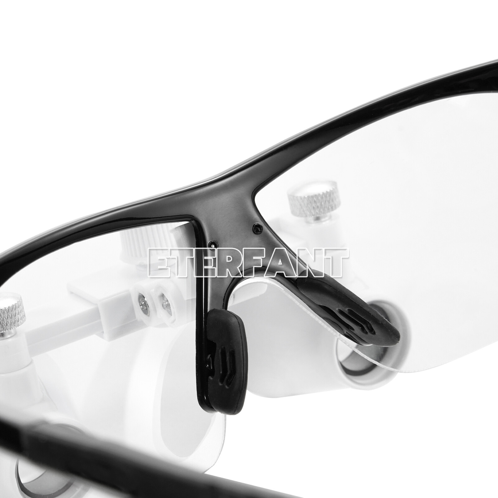ETERFANT Dental 3.5x Magnifier Binocular Loupes+3W LED Head Light Lamp Medical