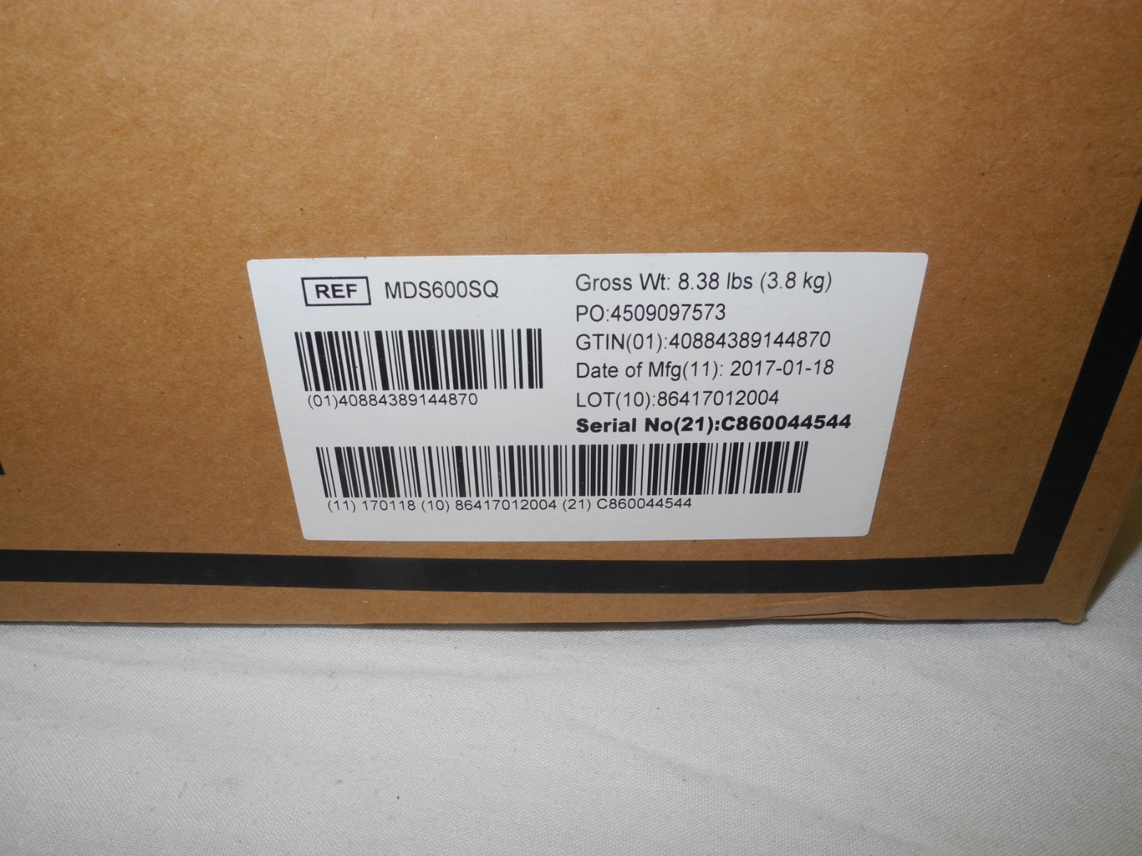 NEW IN FACTORY BOX MEDLINE MDS600SQ HEMO-FORCE SQ SEQUENTIAL DVT PUMP