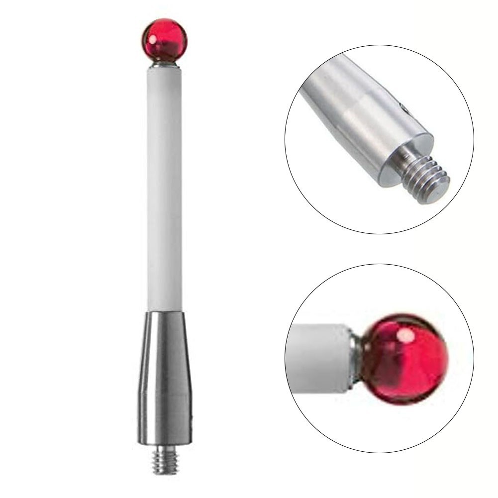 4Pcs For Renishaw A-5000-3709 CMM Probe Stylus 50mm-Ceramic Stem – 6mm Ball NEW