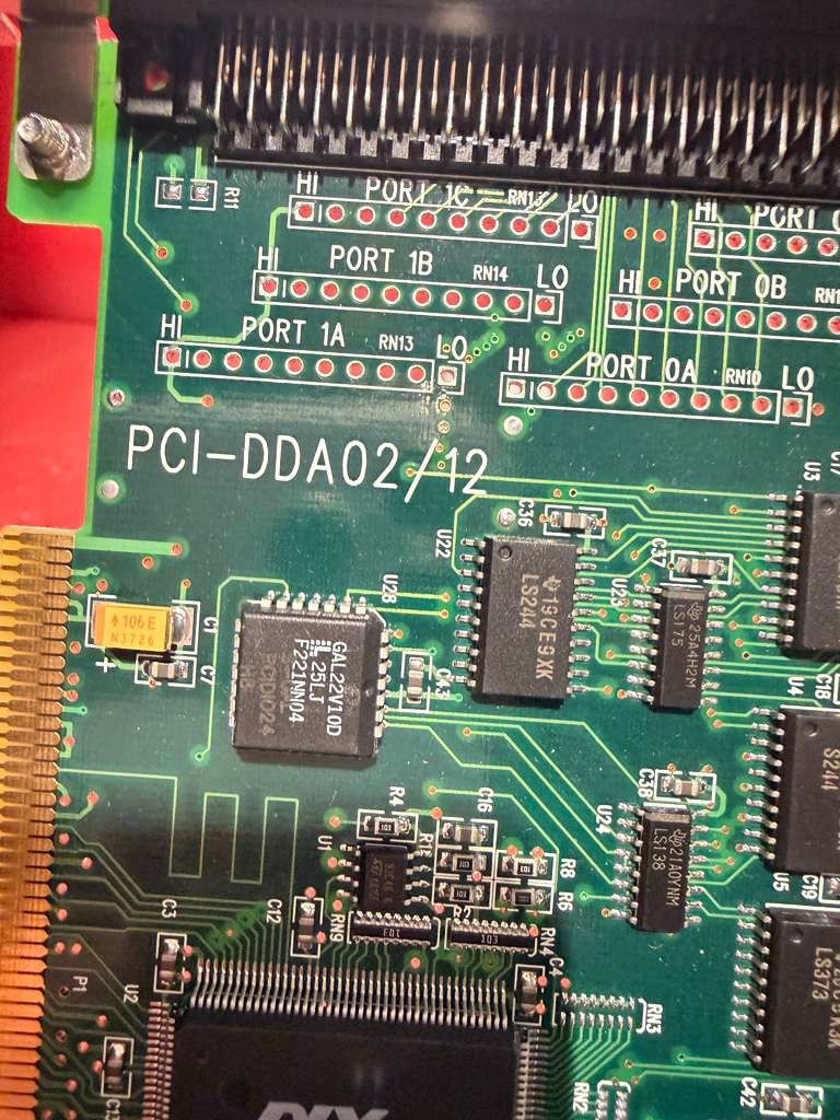 Measurement Computing PCI-DDA02/12 Analog Output and 48-Bit Digital I/O Card
