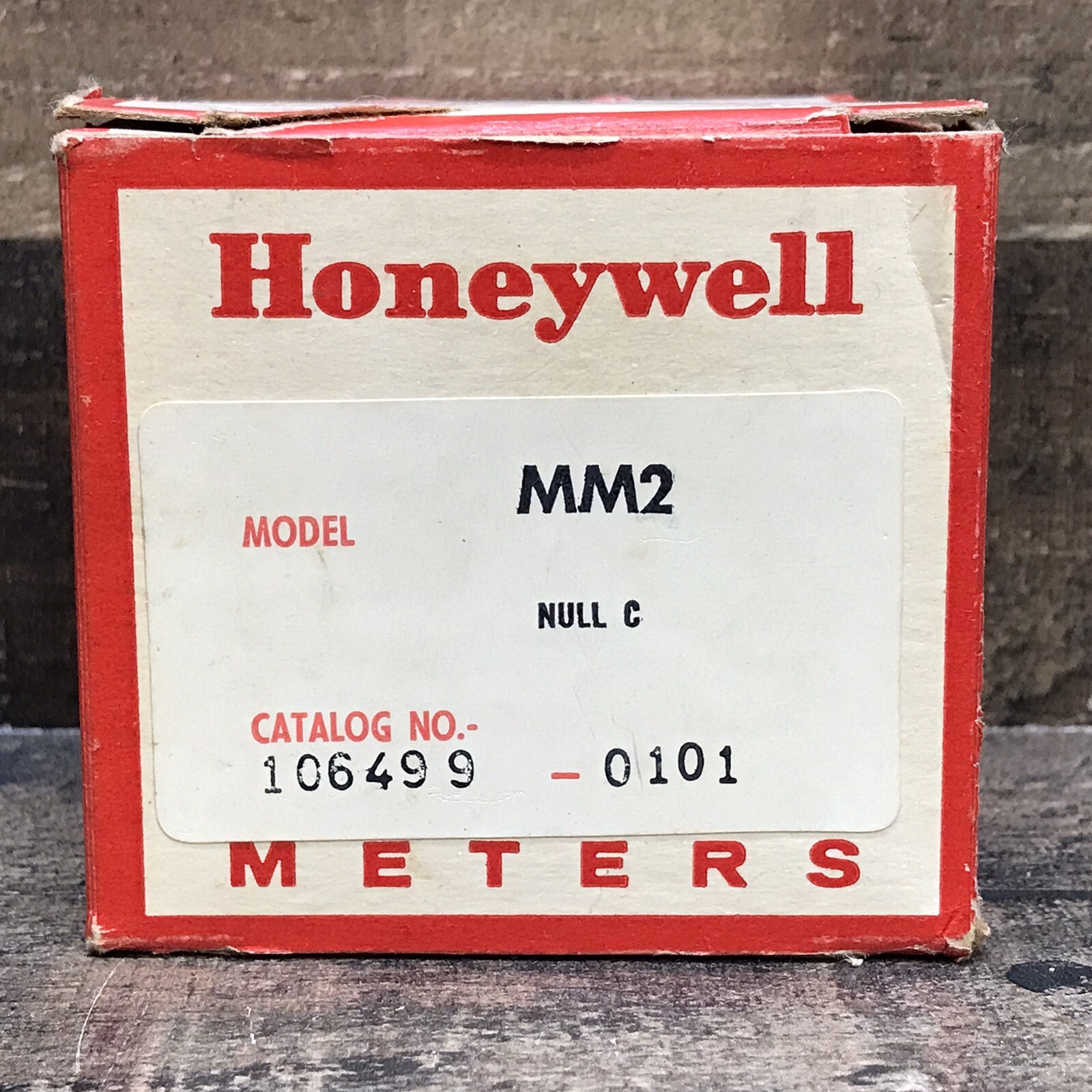 Vintage Honeywell MM2 NULL C INDICATOR Panel Meter *Unused NOS*Made In USA 🇺🇸