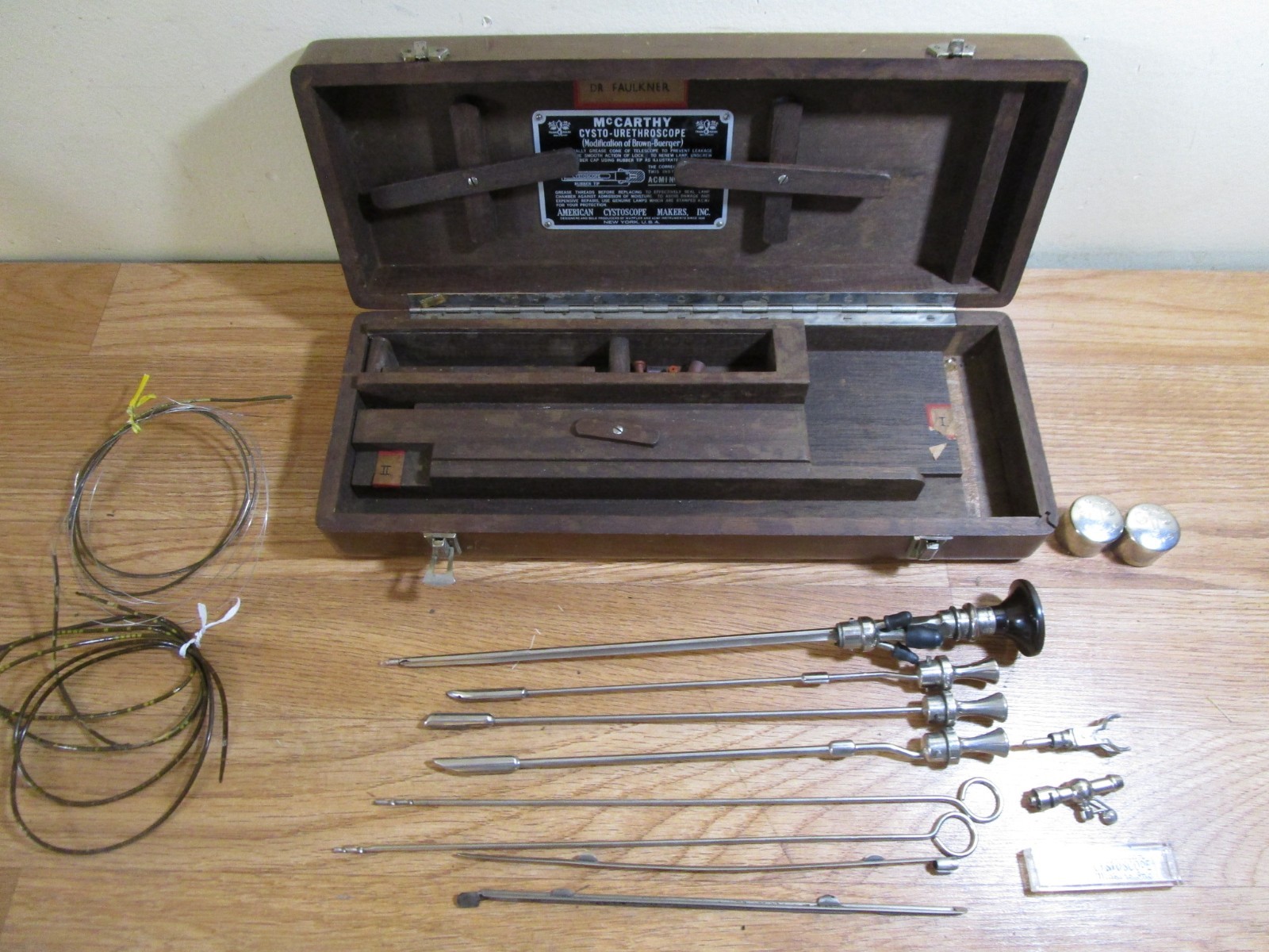 McCarthy Cysto Urethroscope ACMI Gynecare Resectoscope Instrument Set