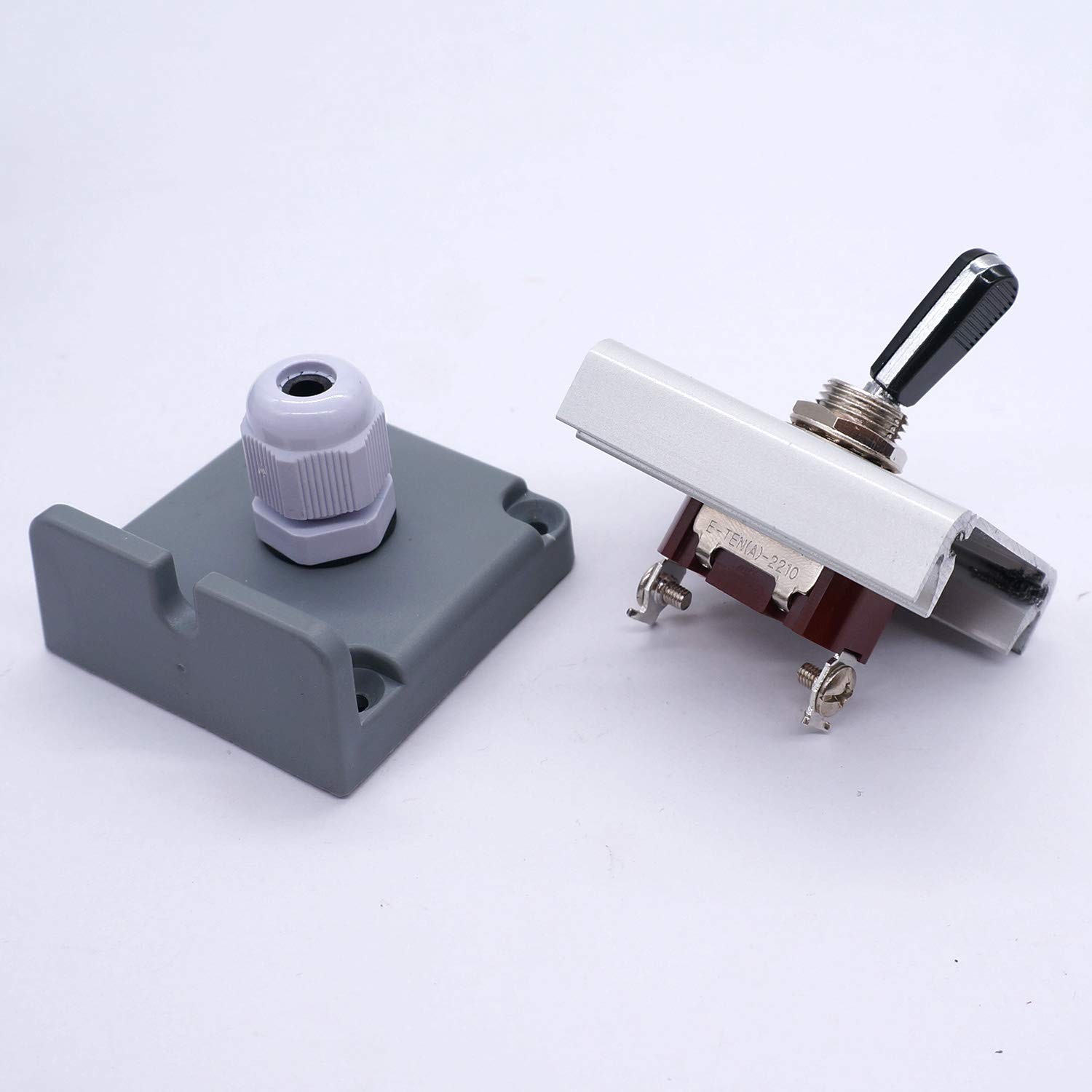 Heavy Duty Rocker Toggle Switch Box 16A 250V SPST 2 Position 2 Pin ON/Off Switch