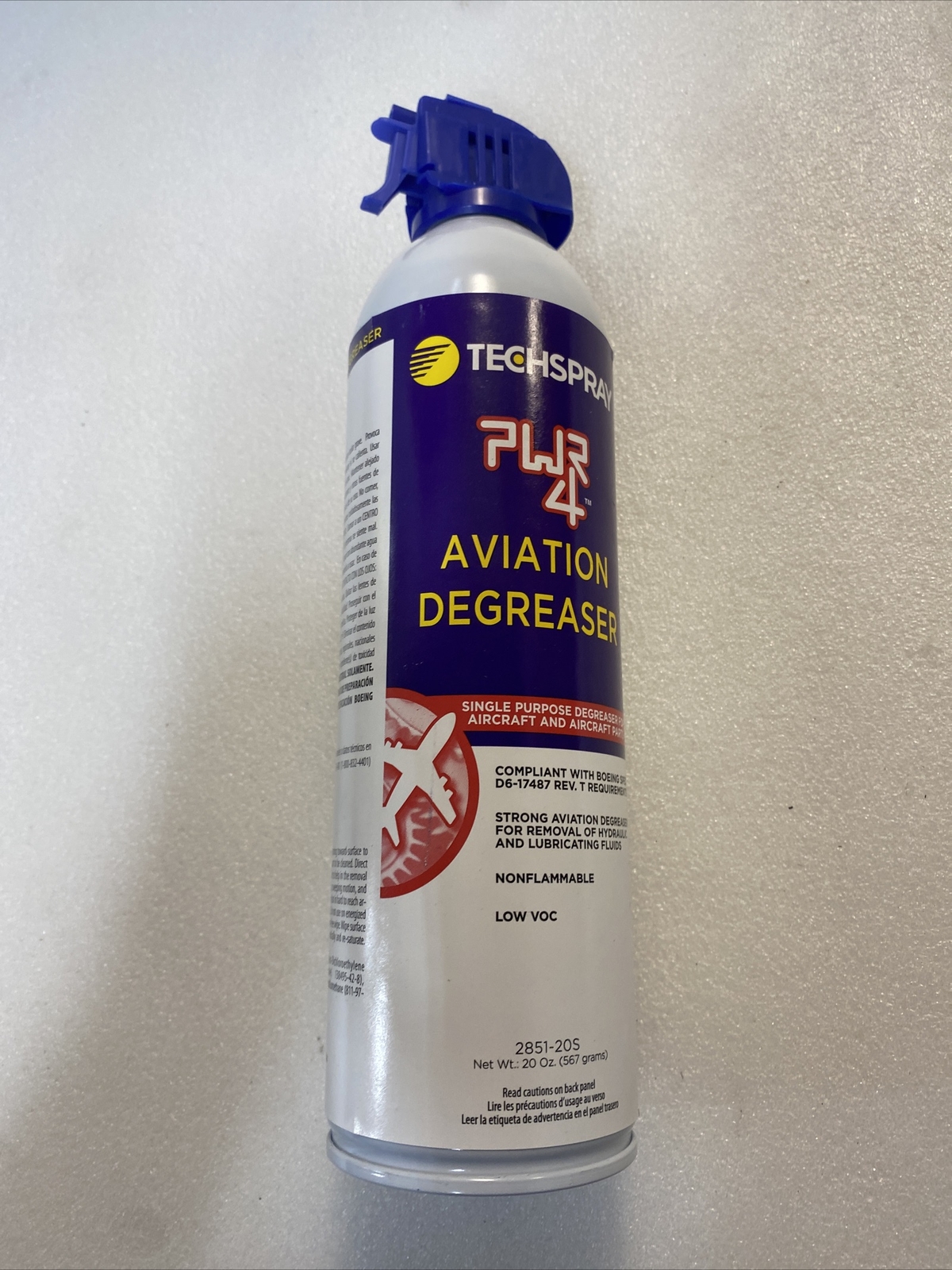 Tech-Spray PWR-4 Aviation Degreaser 20 Oz