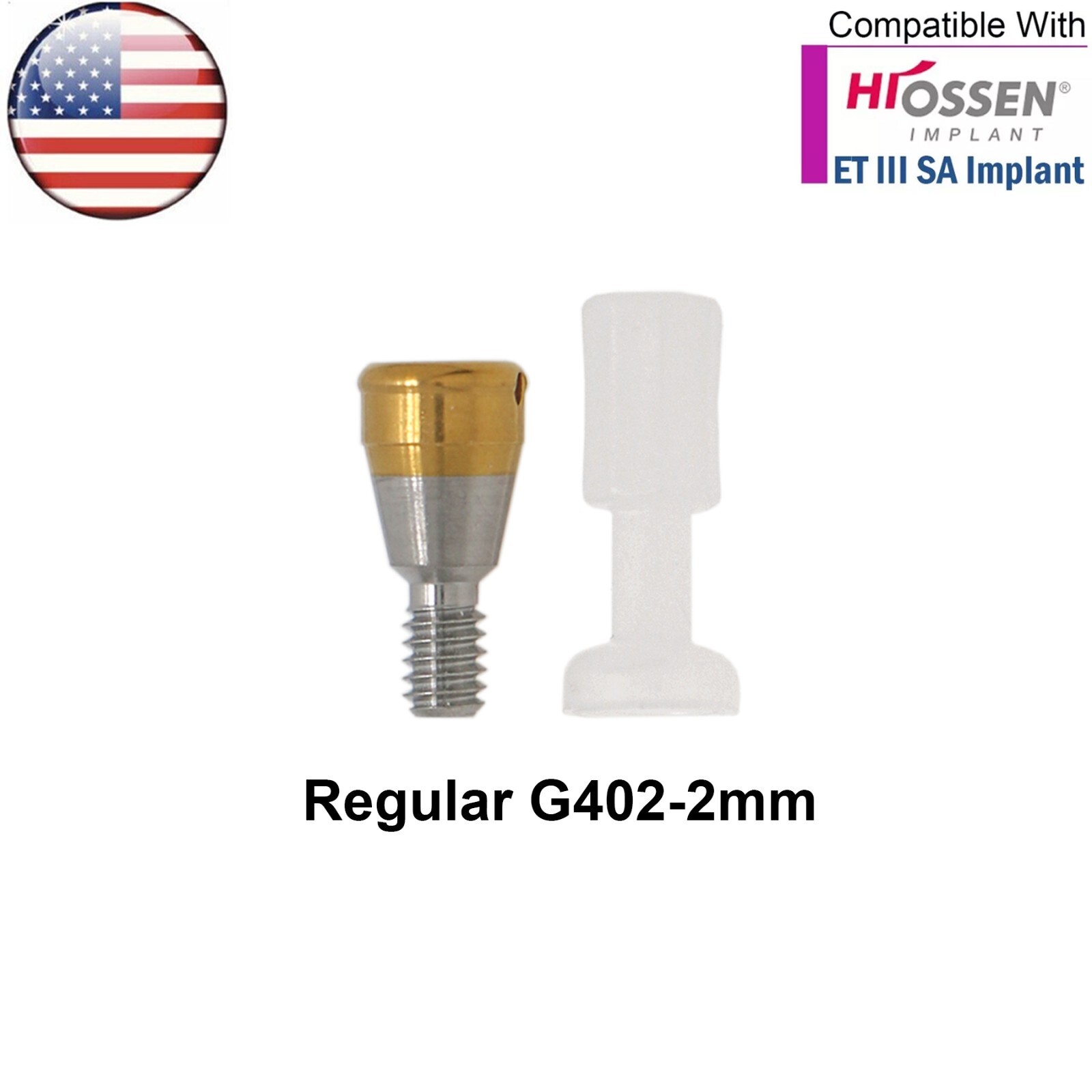 US Dental Locator Attachment Abutment for Hiossen ET III /Osstem/Snucone Regular