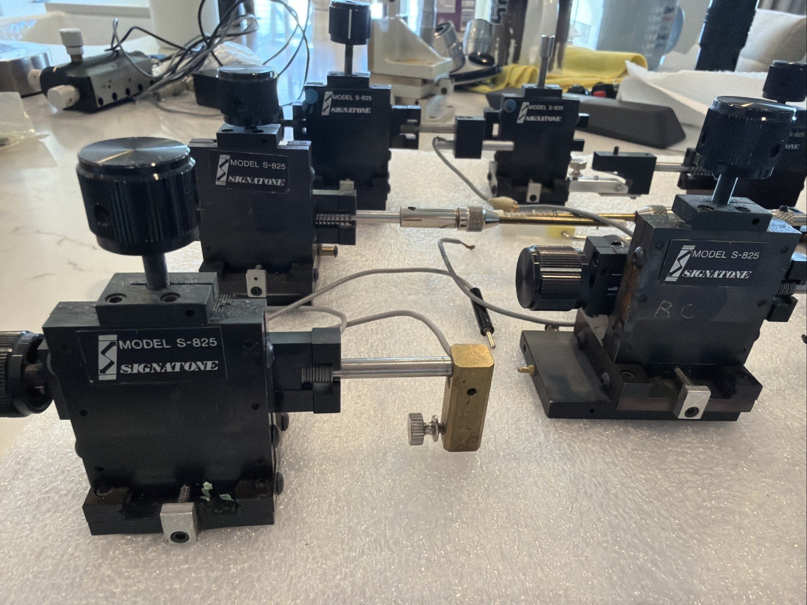 SIGNATONE Model S-825 Micropostioner Probe Manipulators-