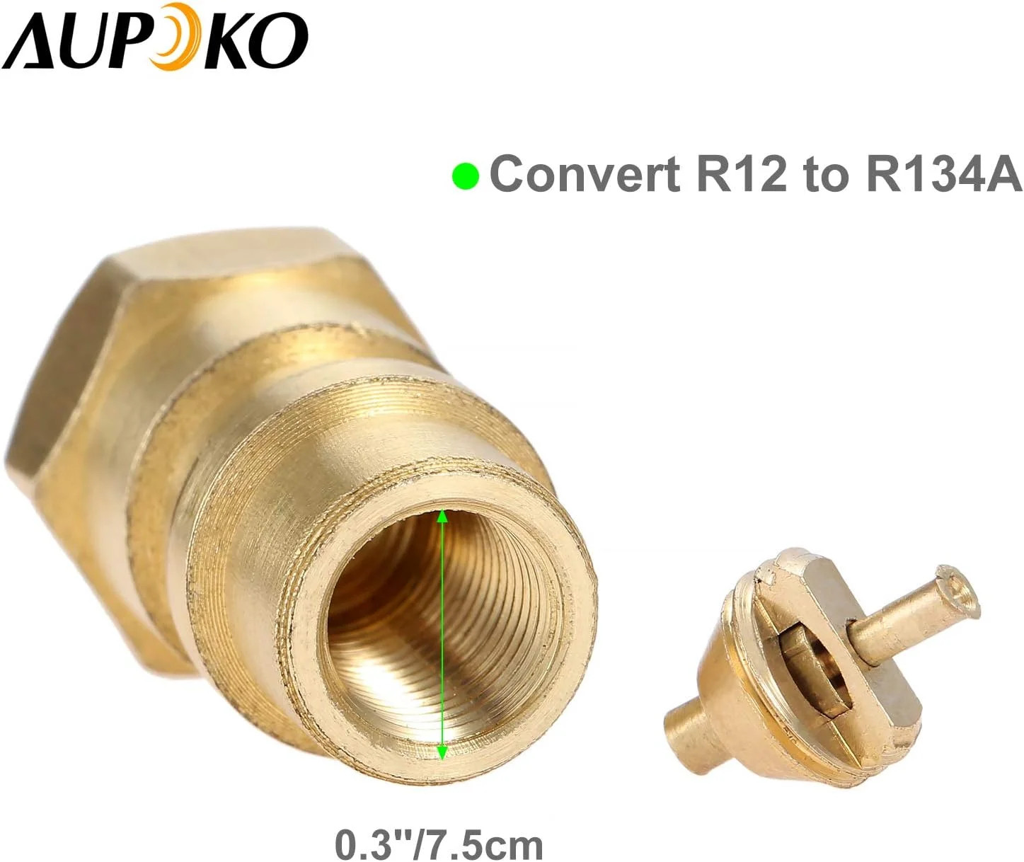 R12 to R134A Conversion Kit Quick Coupler Valve Adapter High/Low Pressure for AC