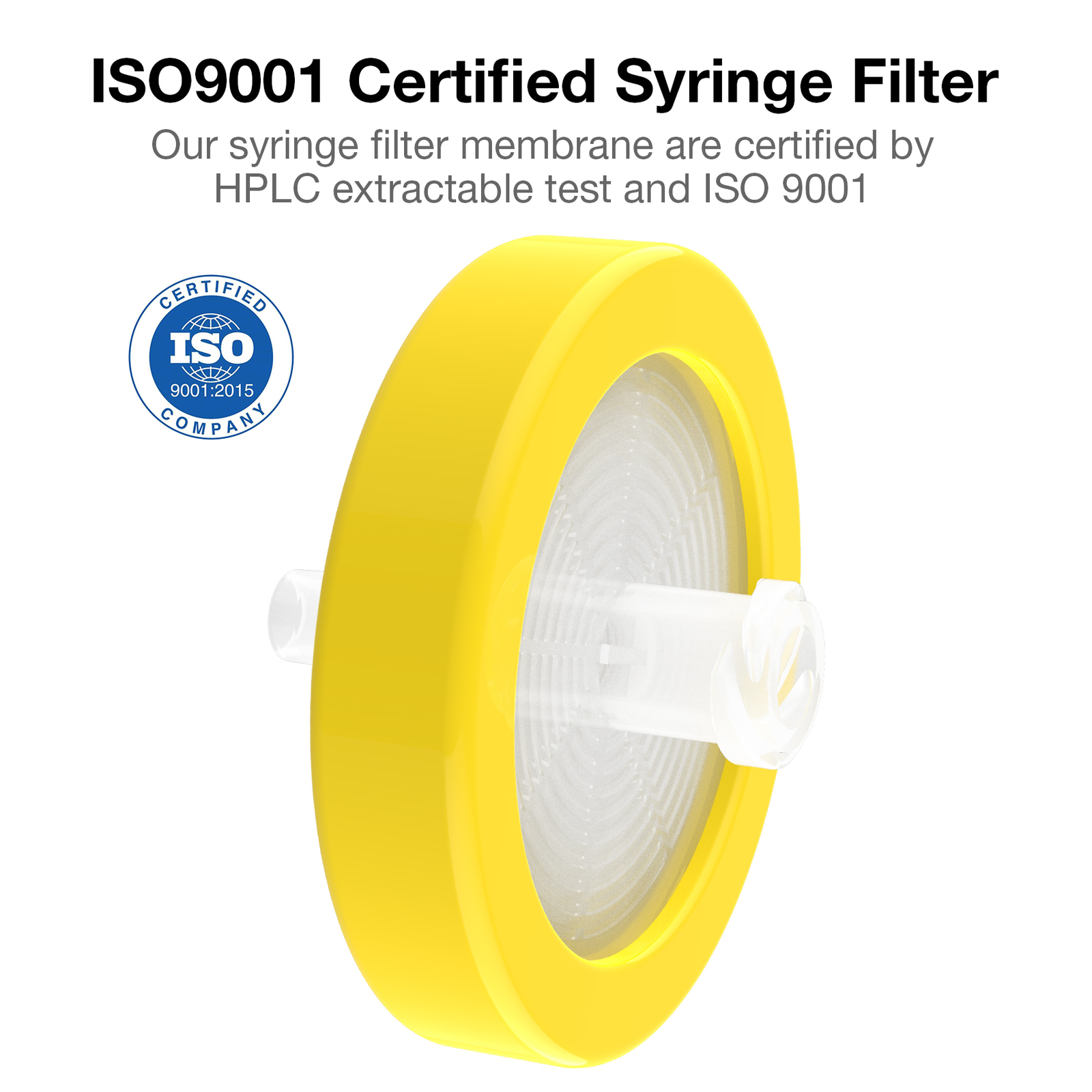 Syringe Filter,Nylon Membrane 0.45μm,13mm/25mm/30mm,Hydrophilic NY Non-Sterile