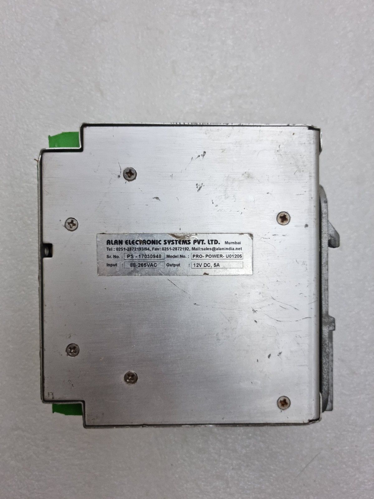 ALAN Pro-power-U02405 Input 190~300Vac Output-12Vdc 5A