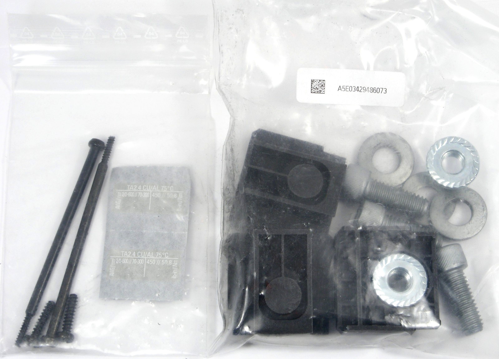NEW SIEMENS 3VA9473-0JJ23 Breaker Lug Kit, Wire Conn TA2.4, 3VA53/4 – 3VA63/4 3P