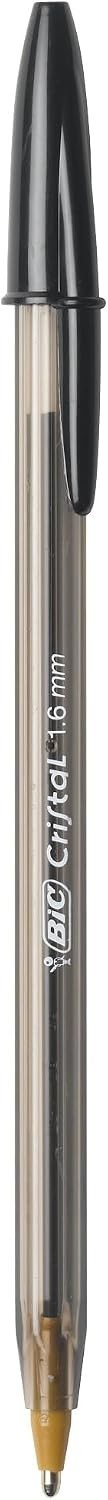 BIC Cristal Xtra Bold Ball Pen, 1.6mm, Black, 24 Pack