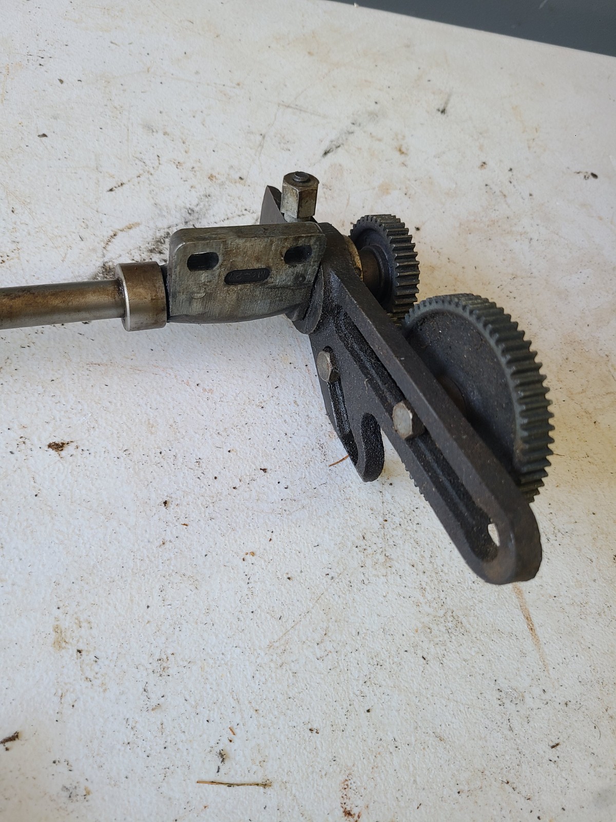 Atlas 618 6″ Lathe Lead Screw & Feed Gear Assembly L9-35x ??? See Details