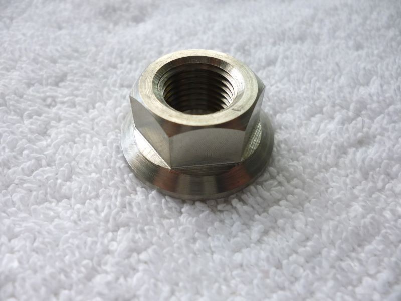 6/4 Titanium Hex Flanged Bolt & Nut – M12 x 95mm x 1.25mm Pitch