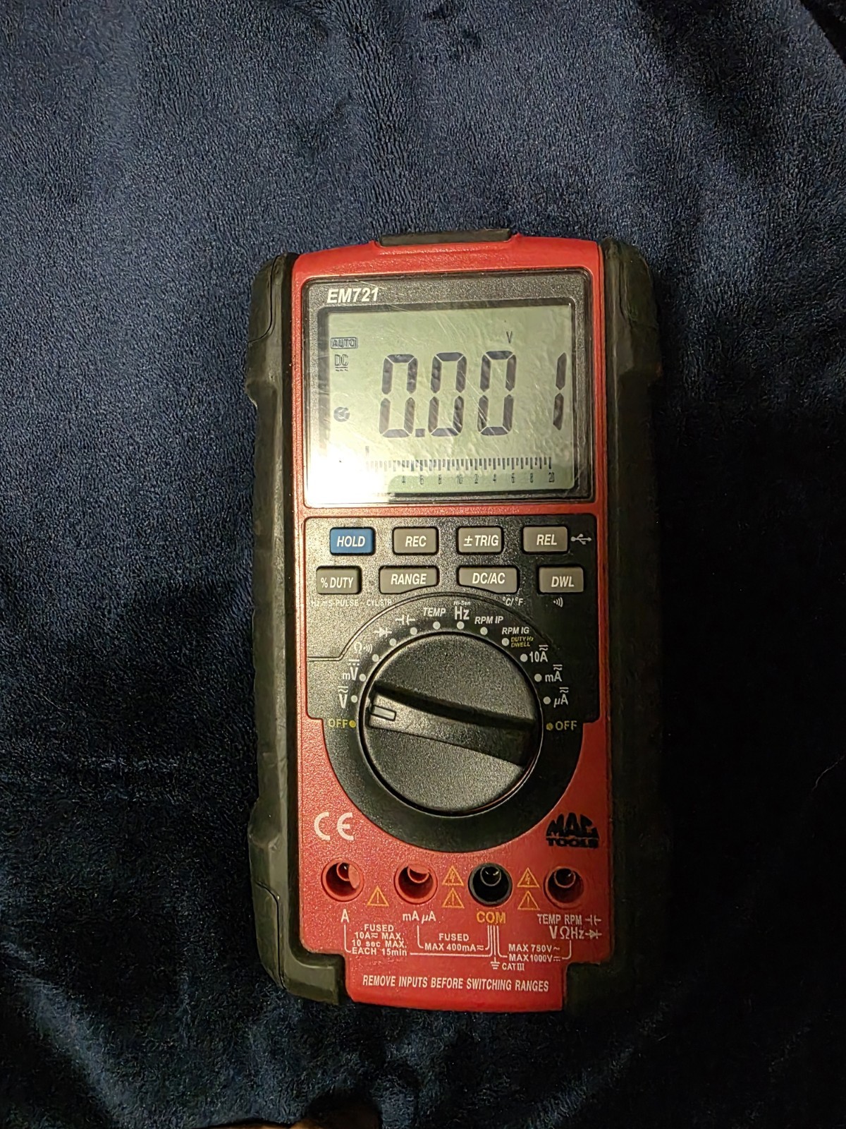 MAC Tools EM721 CAT III 1000V Digital Multimeter