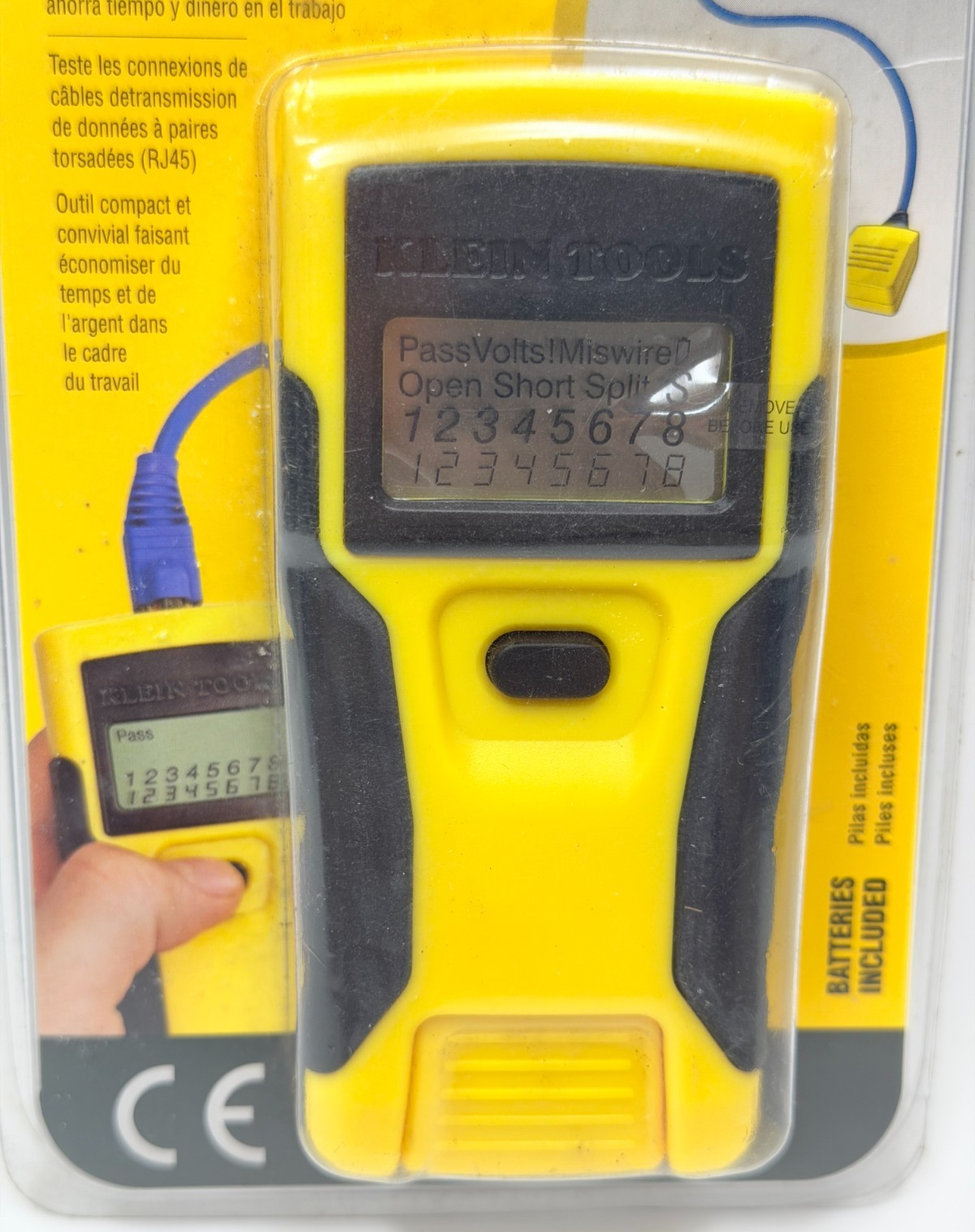 Klein Tools VDV526-052 LAN Scout Jr Tester RJ45 Ethernet Network Cable Tester NE