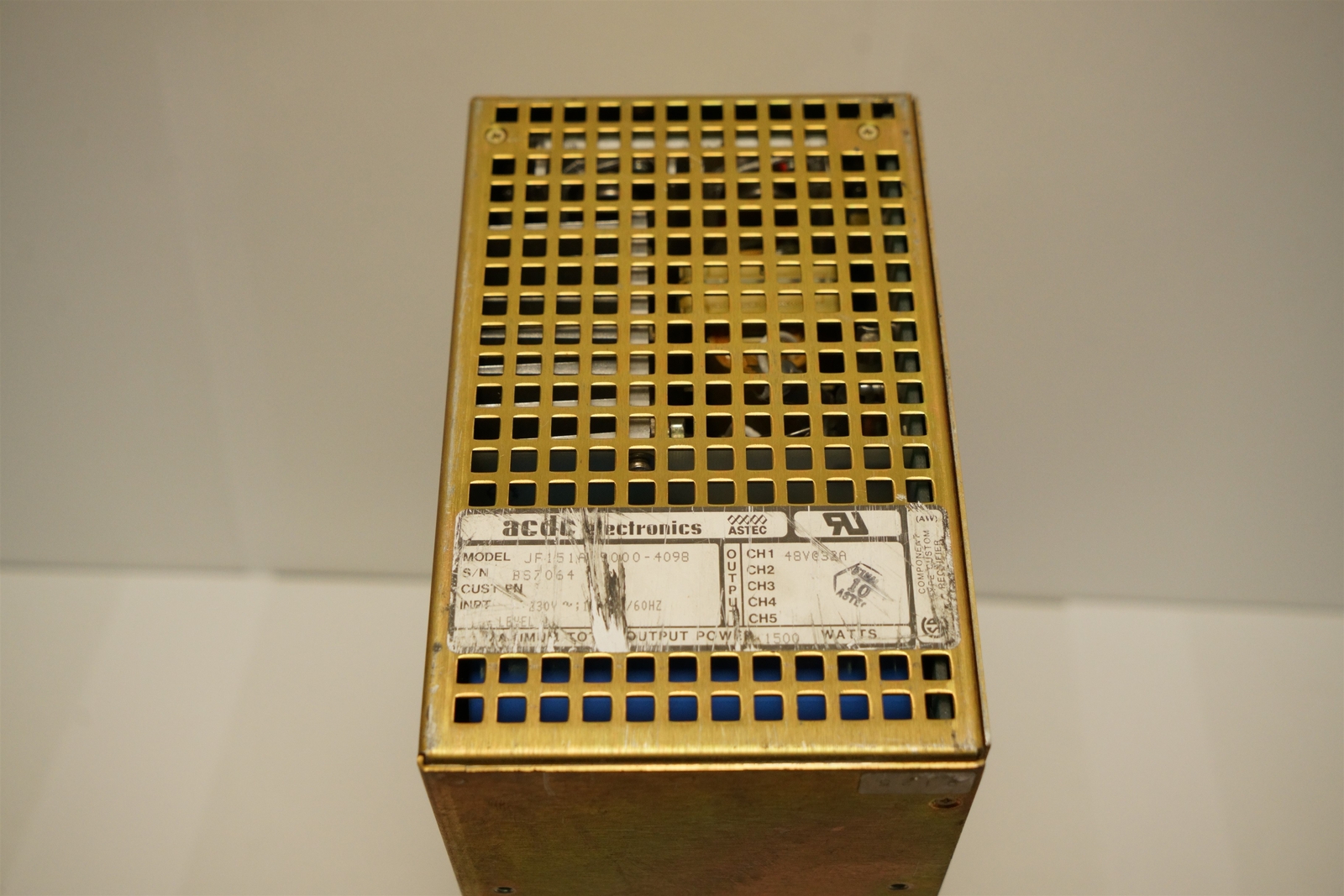 ACDC / Astec JF151A-9000-4098 Power Supply, 32A, 1500W, 48V Output, 230V Input