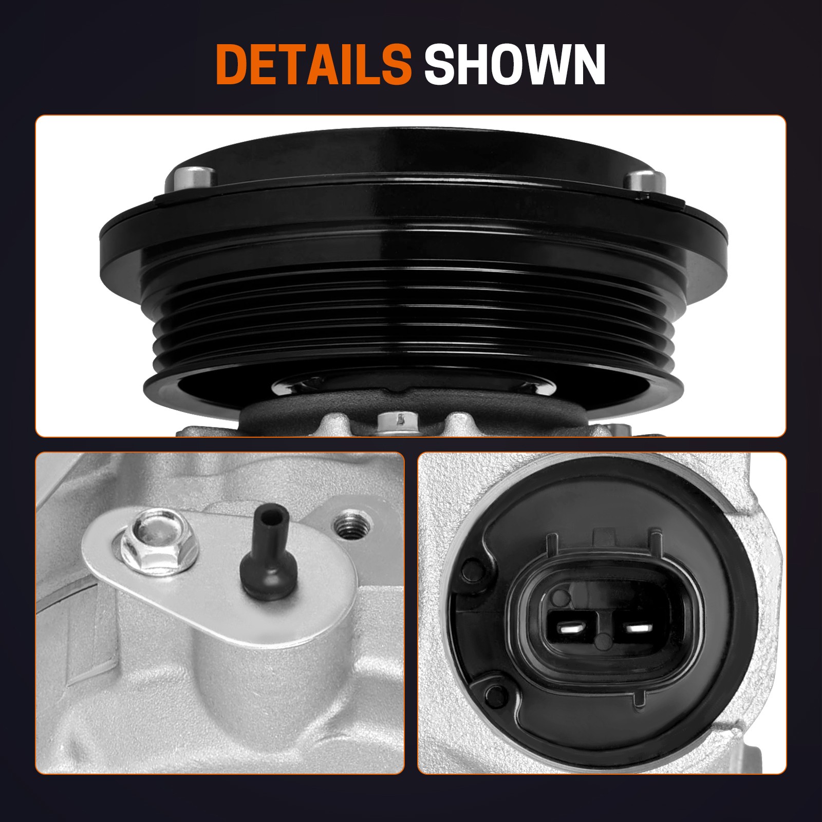 AC Compressor with Clutch for Toyota Camry 2009 2010 2011 2.4L 2.5L 8831006390
