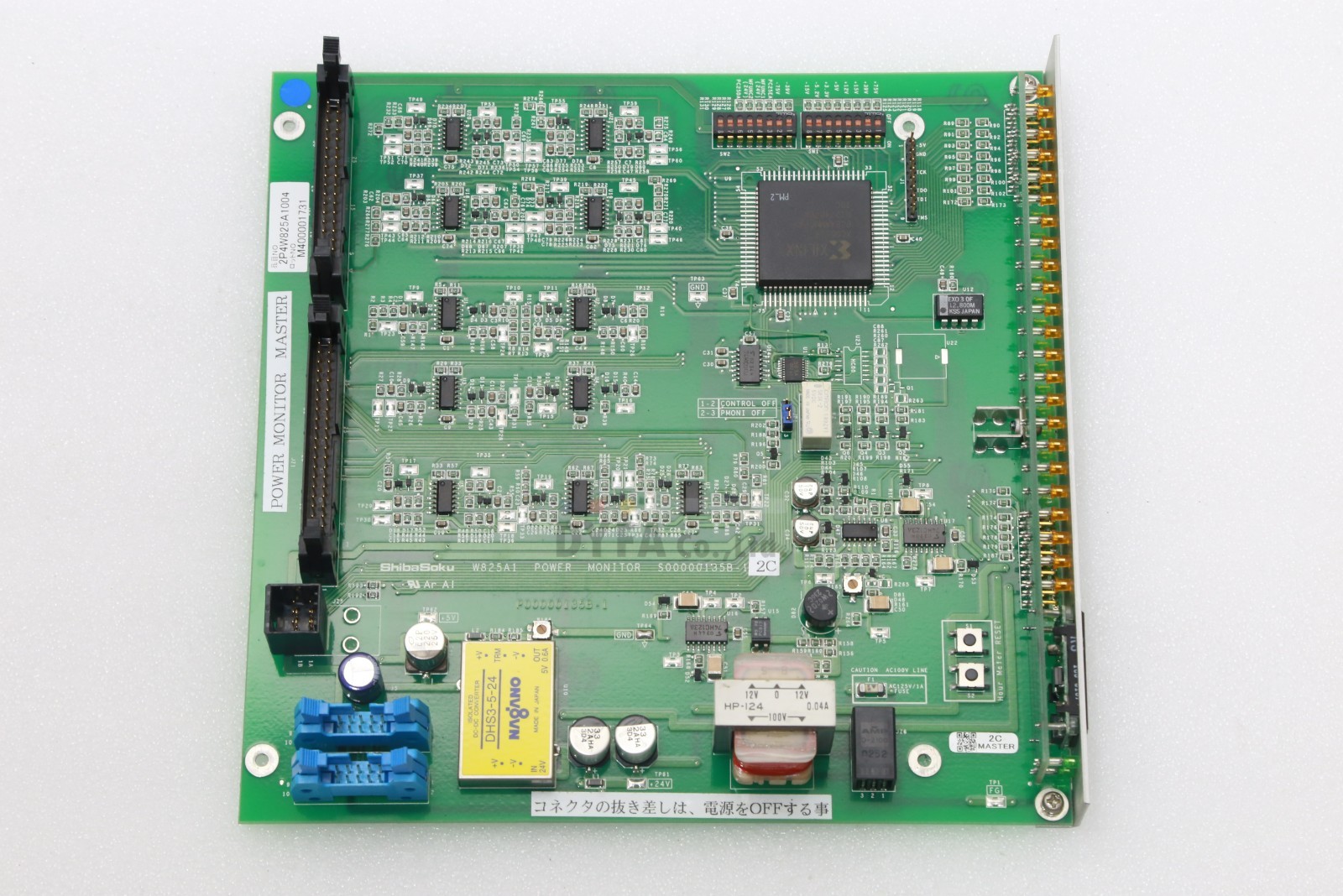 SHIBASOKU Used W825A1 2P4W825A1004 Power Monitor Master PCB-I-3053=ZCX3