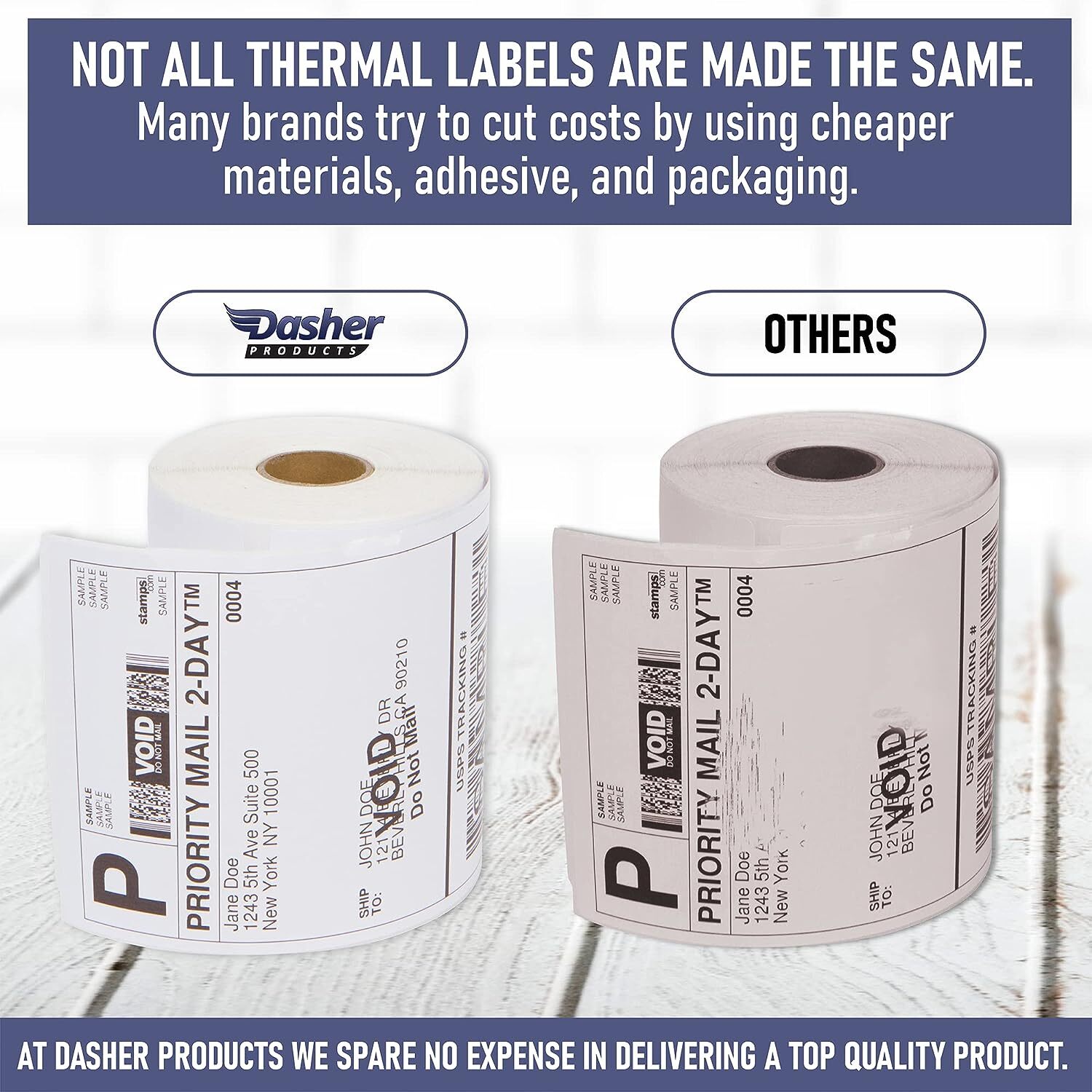 5-200 Rolls DYMO 4XL Direct Thermal 4″x6″ Shipping Labels 4×6 1744907 220/Roll