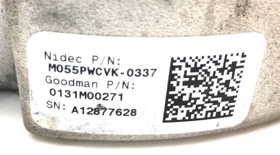 Goodman M055PWCVK-0337 Programmable ECM Module ONLY 0131M00271 CW LE used #W655