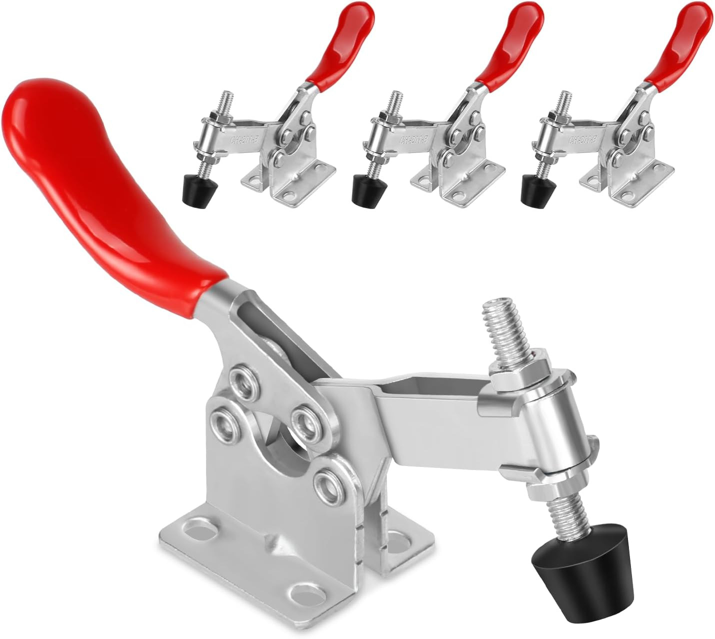 4 Pack Toggle Clamps, Hold down Clamp 220Lbs Holding Capacity Quick Release Hori