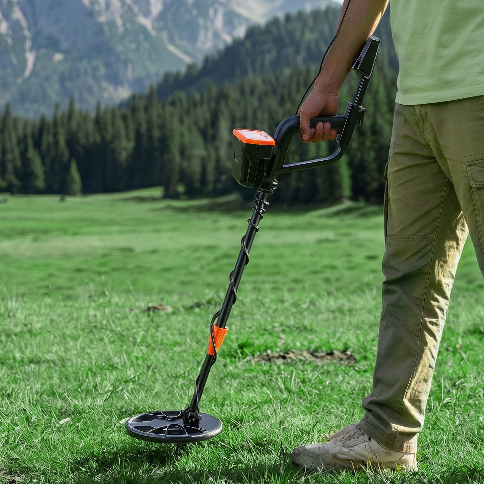 VEVOR Metal Detector for Adults 8″ Professional Gold Detector Waterproof Coil