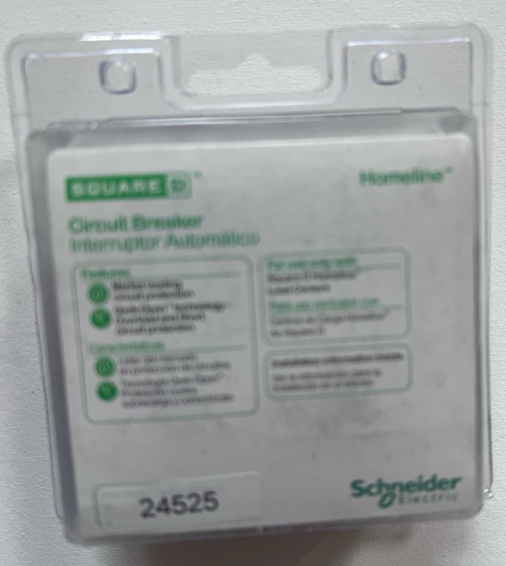 New Square D HOM2100C 100 A Miniature Circuit Breaker 2 Pole 120/240v